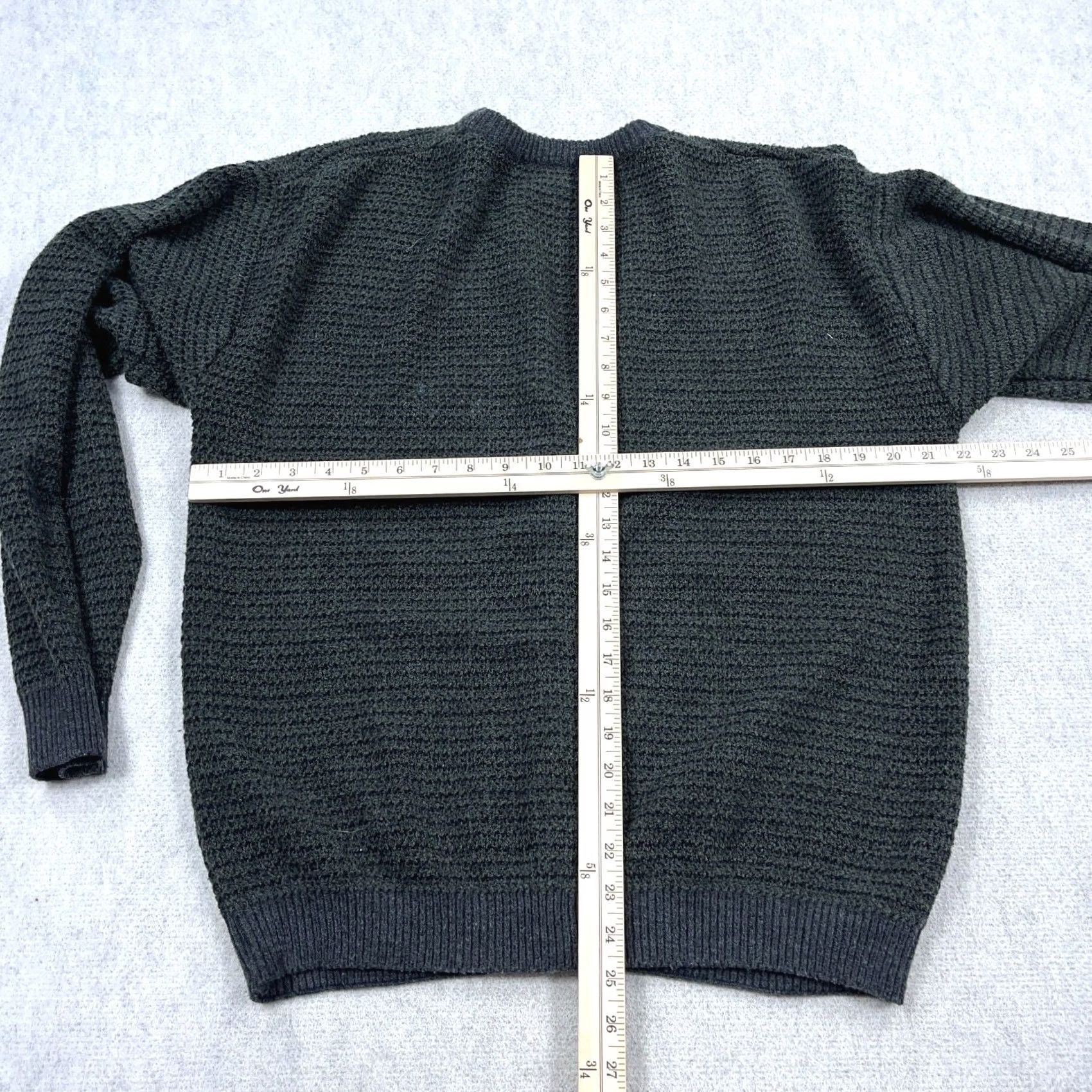 Jantzen VINTAGE Jantzen Cardigan Sweater Men XL Gray Green 90s Y2K Cosby Biggie Button Logo Knit Modern Geometric 90s Theme Mens Mens Size US XL / EU 56 / 4 - 4 Thumbnail