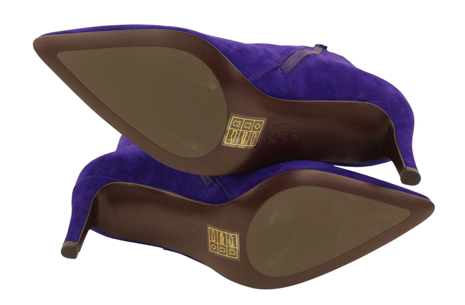 Other BIBI LOU AUREA EU37 Blue Suede Leather Pointed Toe 87548 Size US 6 / IT 36 - 8 Thumbnail
