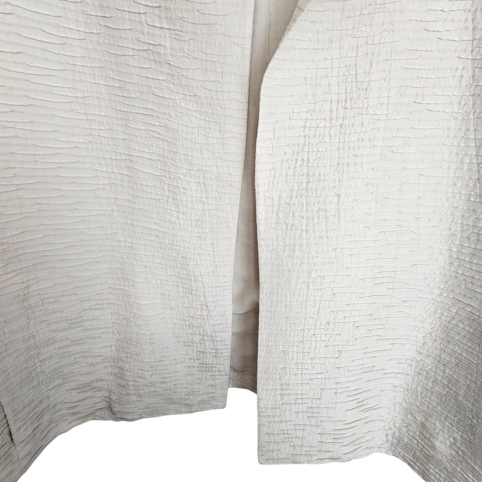 Eileen Fisher Eileen Fisher Silk Textured Cardigan PL Open Quiet Luxury Size L / US 10 / IT 46 - 3 Thumbnail