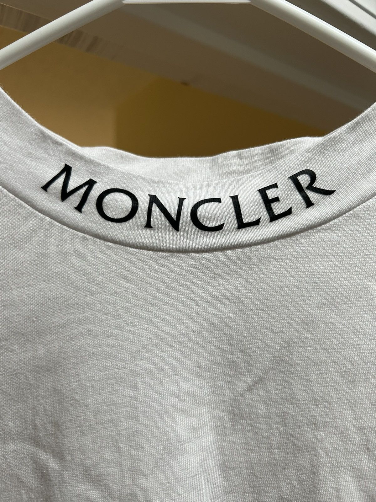 Moncler Men's Logo-Neck MONCLER T-Shirt Size US L / EU 52-54 / 3 - 2 Thumbnail