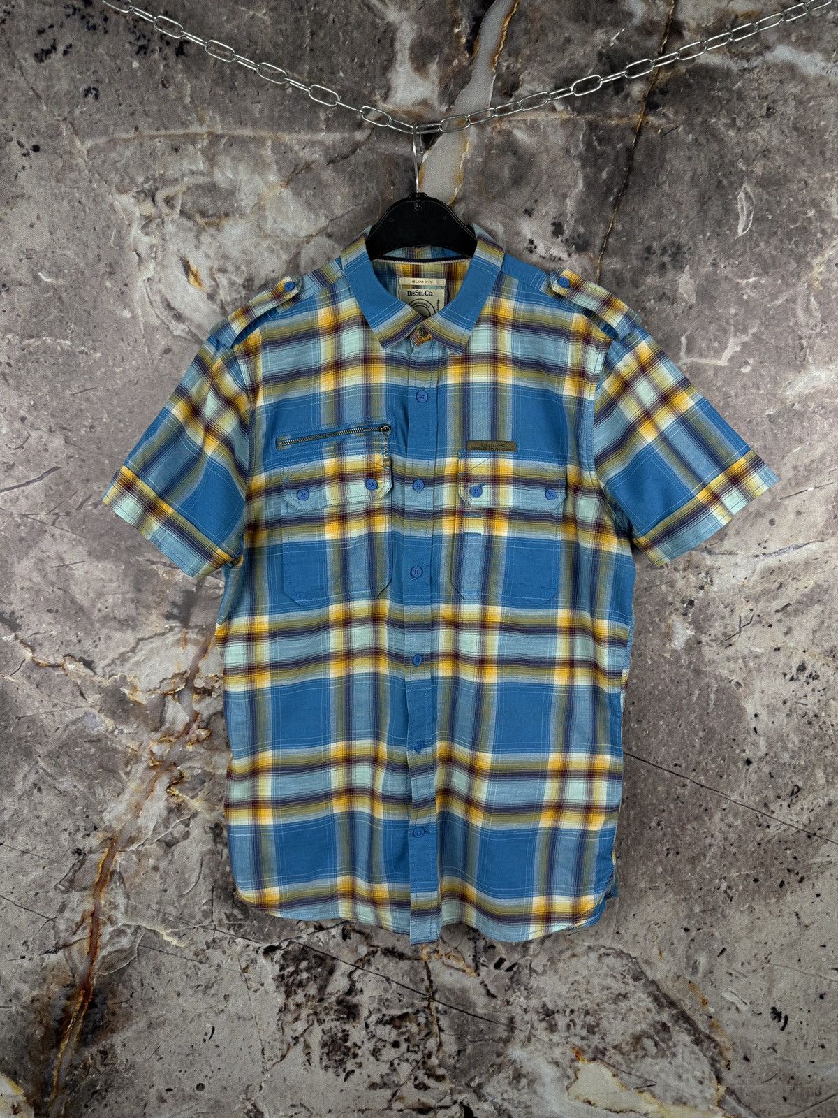 Diesel Diesel-Co Shirt Button Up Streetwear Multicolor Checkered Size US L / EU 52-54 / 3 - 1 Thumbnail