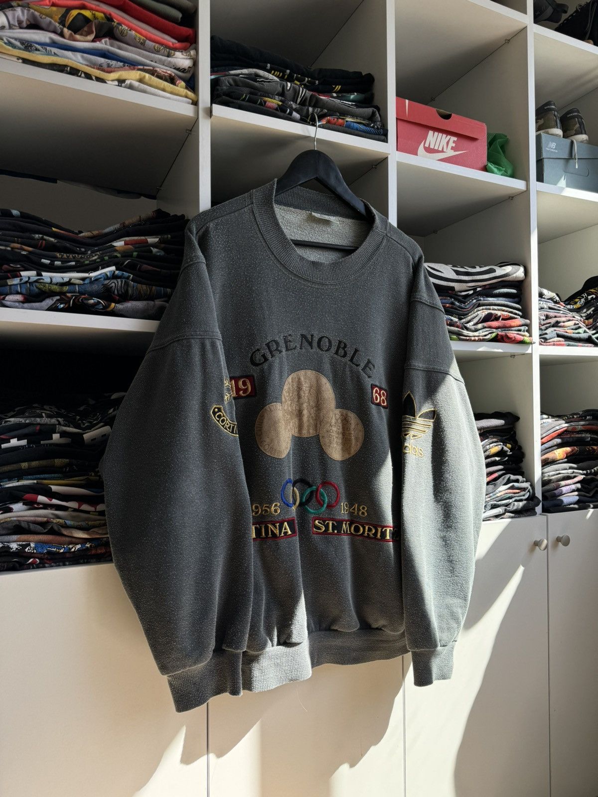 Adidas Vintage 1968 Adidas Grenoble Winter Olympic Games Paris Size US XL / EU 56 / 4 - 7 Thumbnail