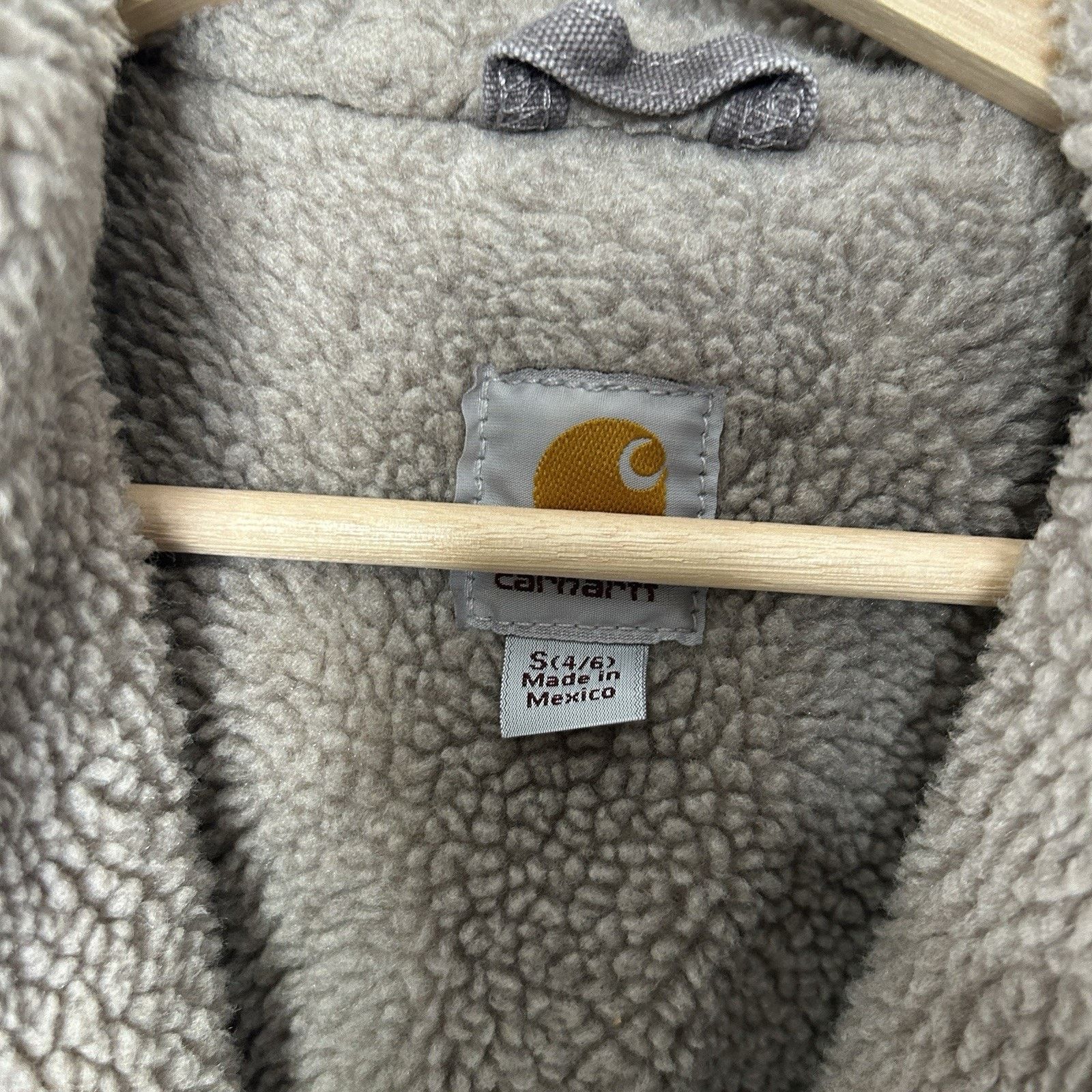 Carhartt Carhartt Sherpa-Lined Hooded Detroit Jacket “Taupe Grey” Size S / US 4 / IT 40 - 11 Thumbnail