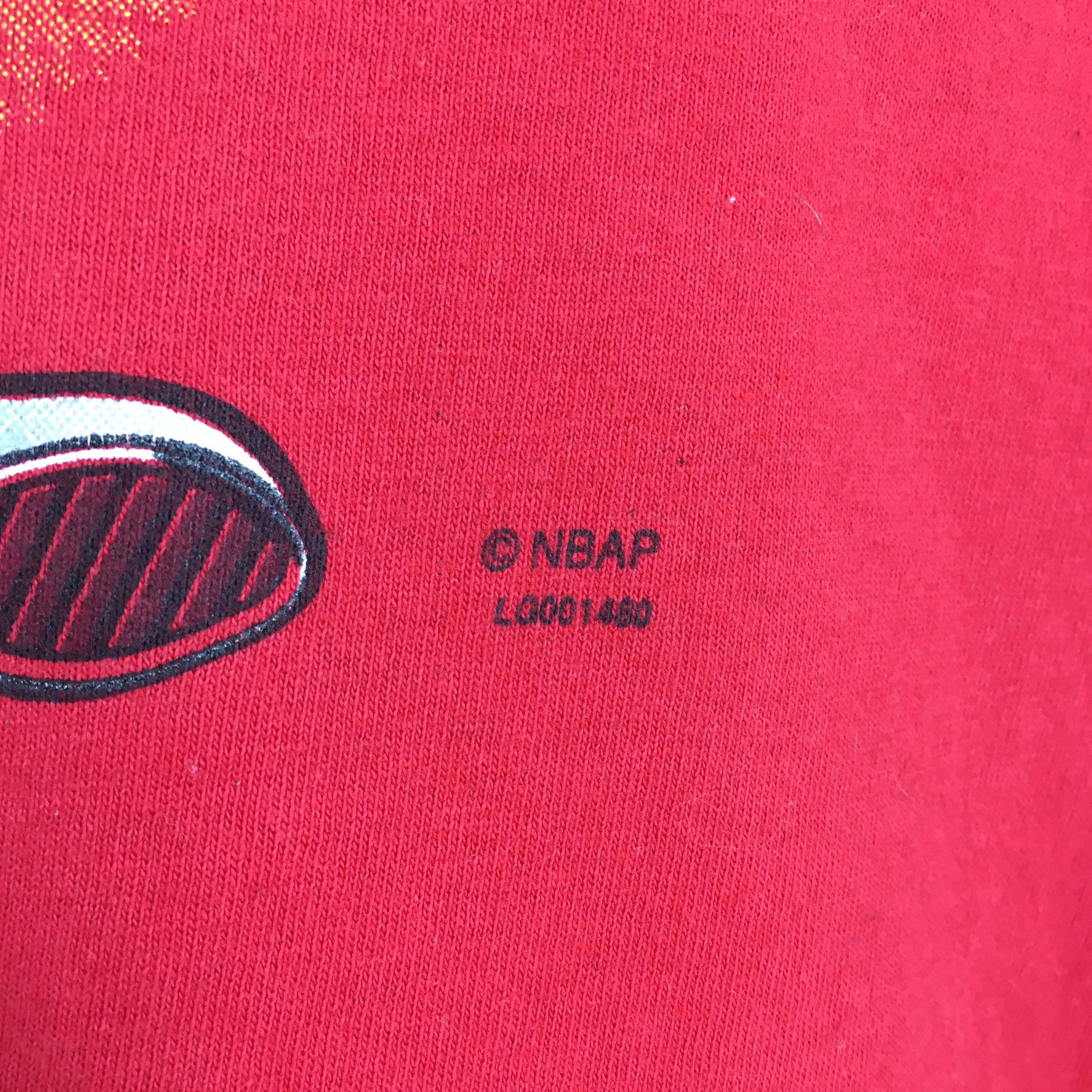 NBA 90's NBA Chicago Bulls Basketball Jordan Red T shirt Medium Size US M / EU 48-50 / 2 - 4 Thumbnail
