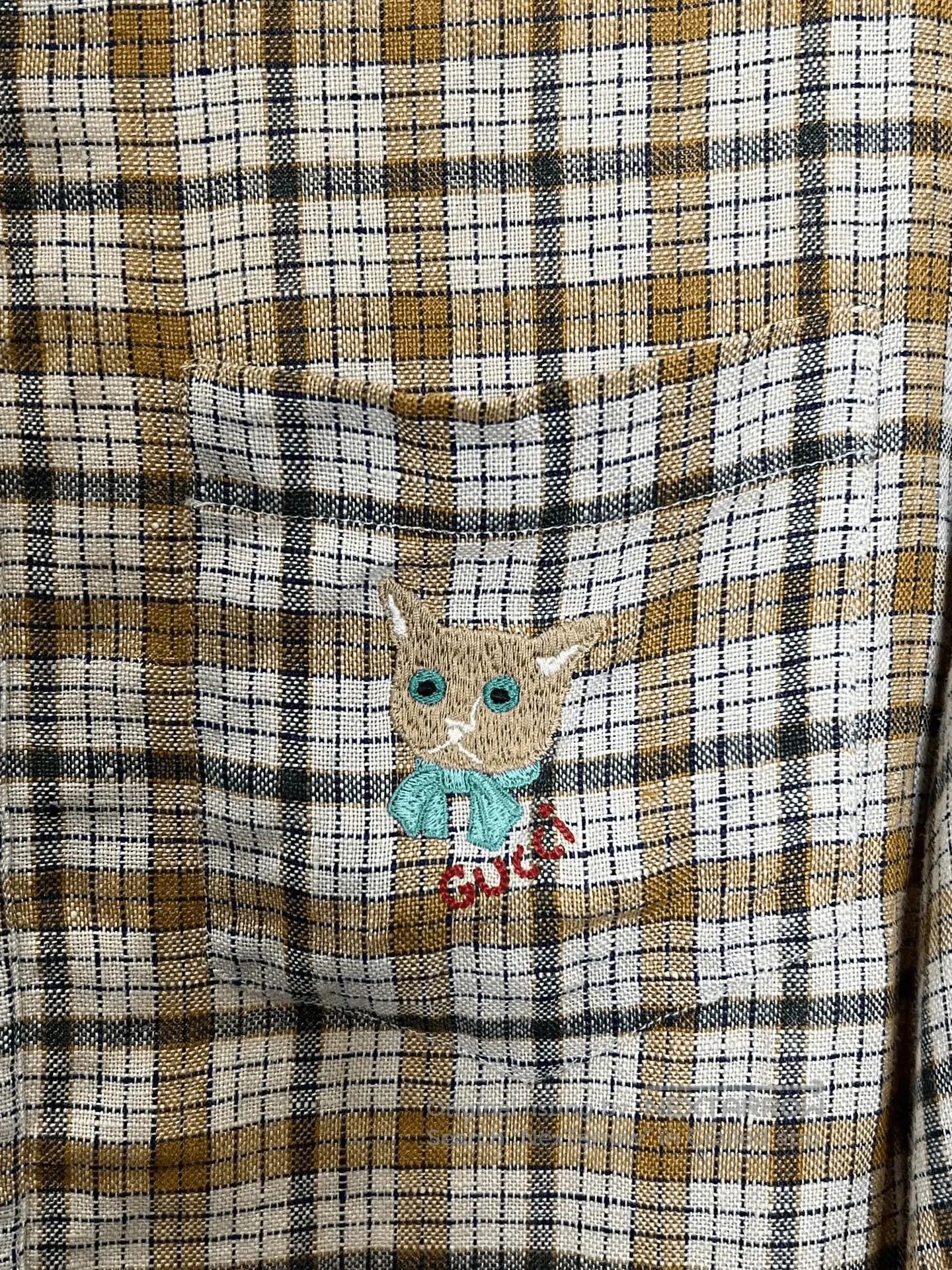 Gucci Gucci Cat Linen Shirt. Size US S / EU 44-46 / 1 - 3 Thumbnail