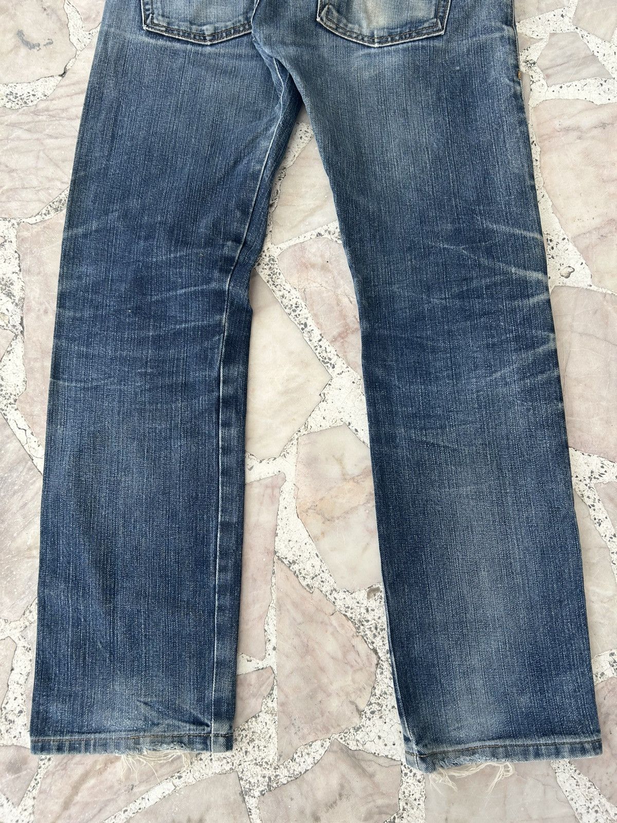 Naked & Famous Vintage Selvedge Ripped Denim Japan Size US 29 - 10 Thumbnail