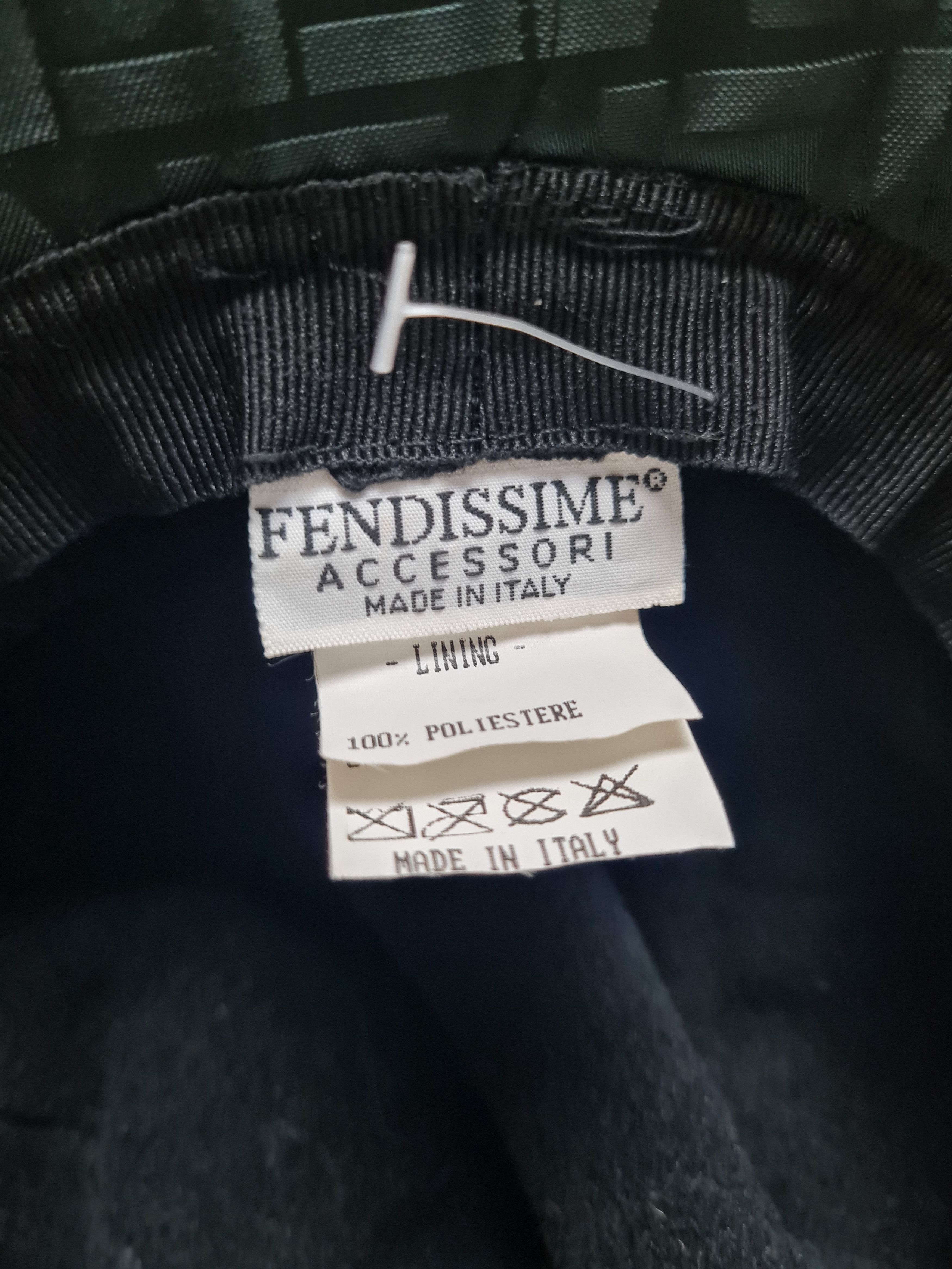 Fendi Fendissime bucket hat monogram by Fendi unisex Green Logo Size ONE SIZE - 9 Thumbnail