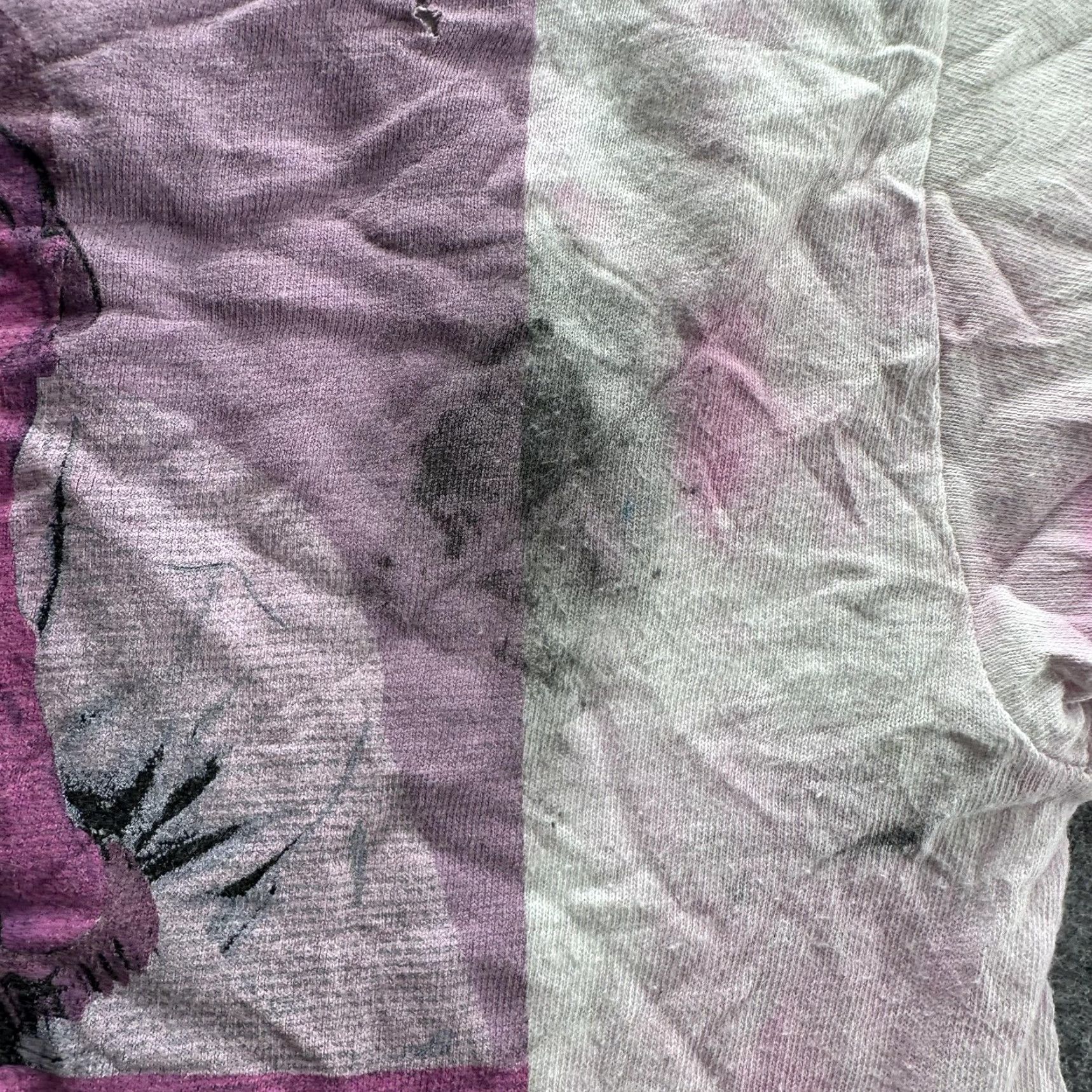 Vintage Poetic Justice Mens M Pink Tie Dye Long Sleeve Graphic Shirt 90s Movie Hip Hop Crew Neck Size US M / EU 48-50 / 2 - 4 Thumbnail