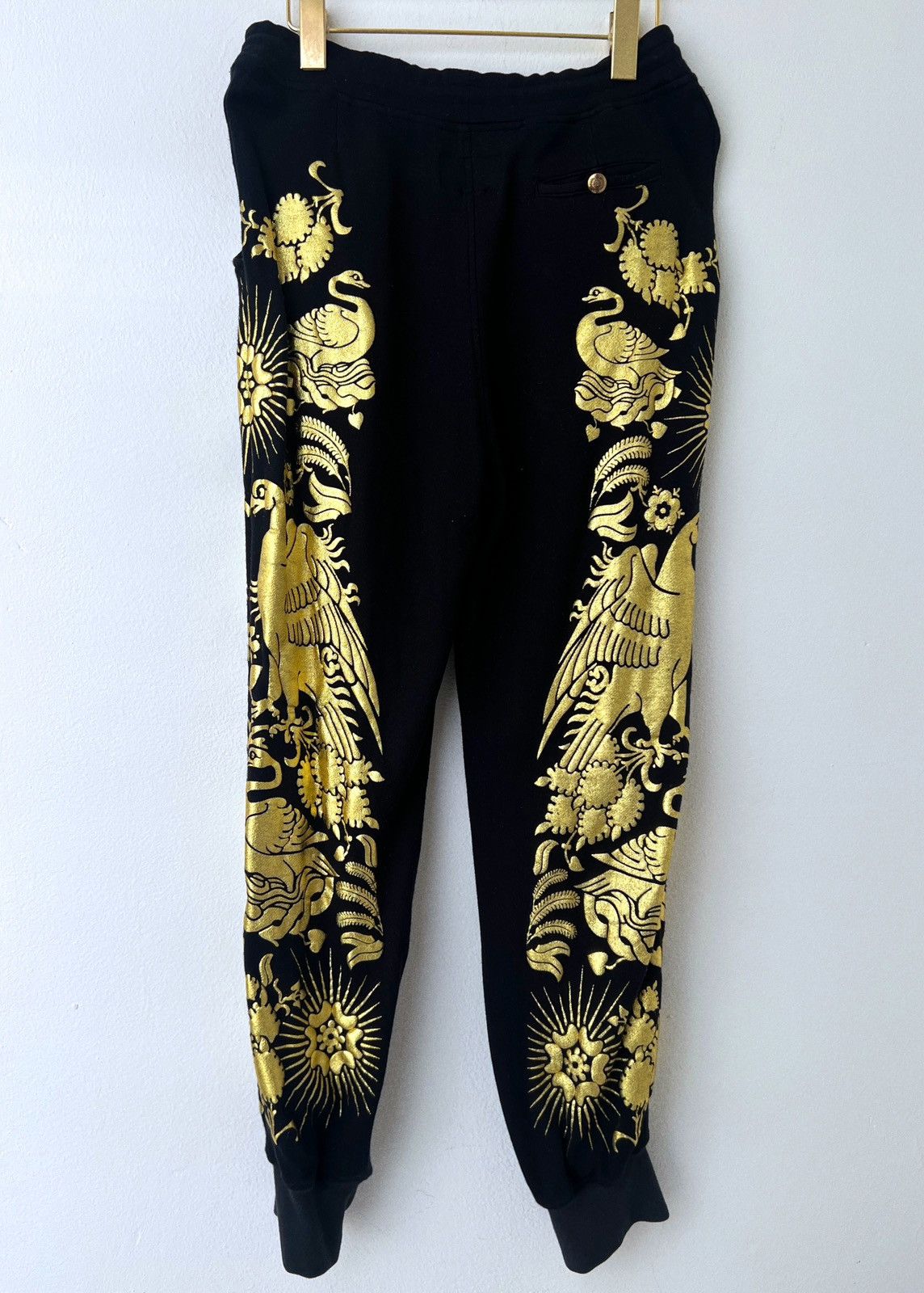 KTZ K.T.Z kokon to zai phoenix gold jogger pants Size US 30 / EU 46 - 1 Thumbnail