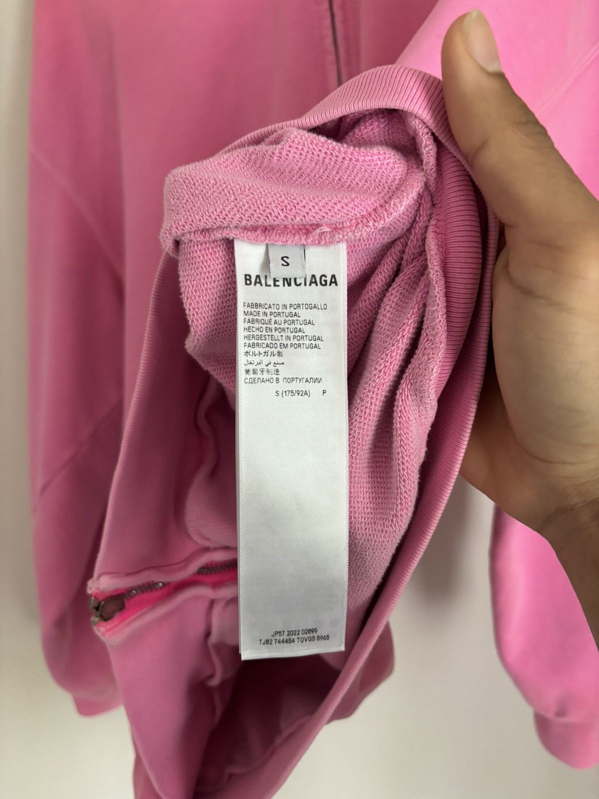 Balenciaga Balenciaga Summer 23 Mud Pink Hoodie Size US S / EU 44-46 / 1 - 5 Thumbnail