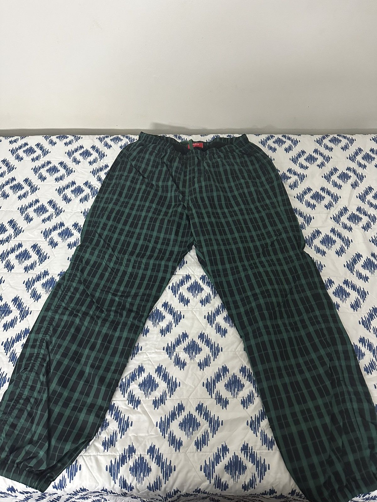 Supreme Supreme Plaid Nylon Trackpants FW18 | Grailed