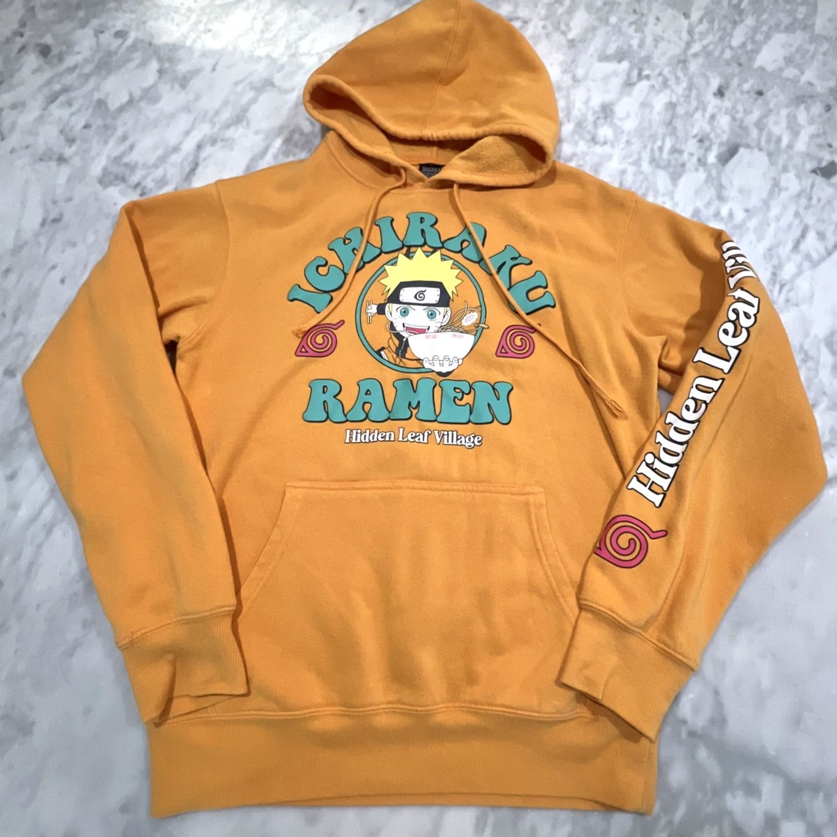 Vintage NARUTO ICHIRAKU RAMEN Hooded Pullover Orange Long Sleeve Graphics Mens Small Size US S / EU 44-46 / 1 - 3 Thumbnail