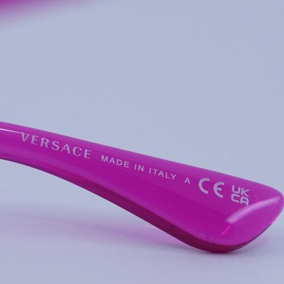 Versace Versace VE4456U 533487 Sunglasses Pink Oval Frame Size ONE SIZE - 9 Thumbnail