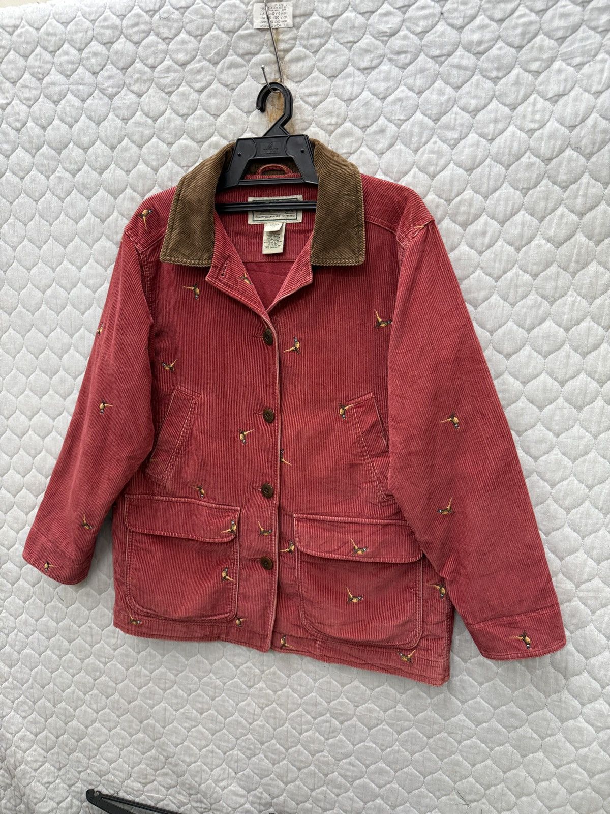 L.L. Bean 🔥🔥🔥ARCHIVE VINTAGE LL BEAN PHEASANT CORDUROY JACKET Size M / US 6-8 / IT 42-44 - 4 Thumbnail