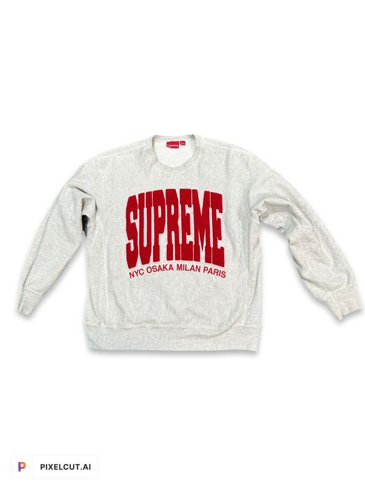 Supreme SUPREME CITIES ARC CREWNECK | XL | Grailed