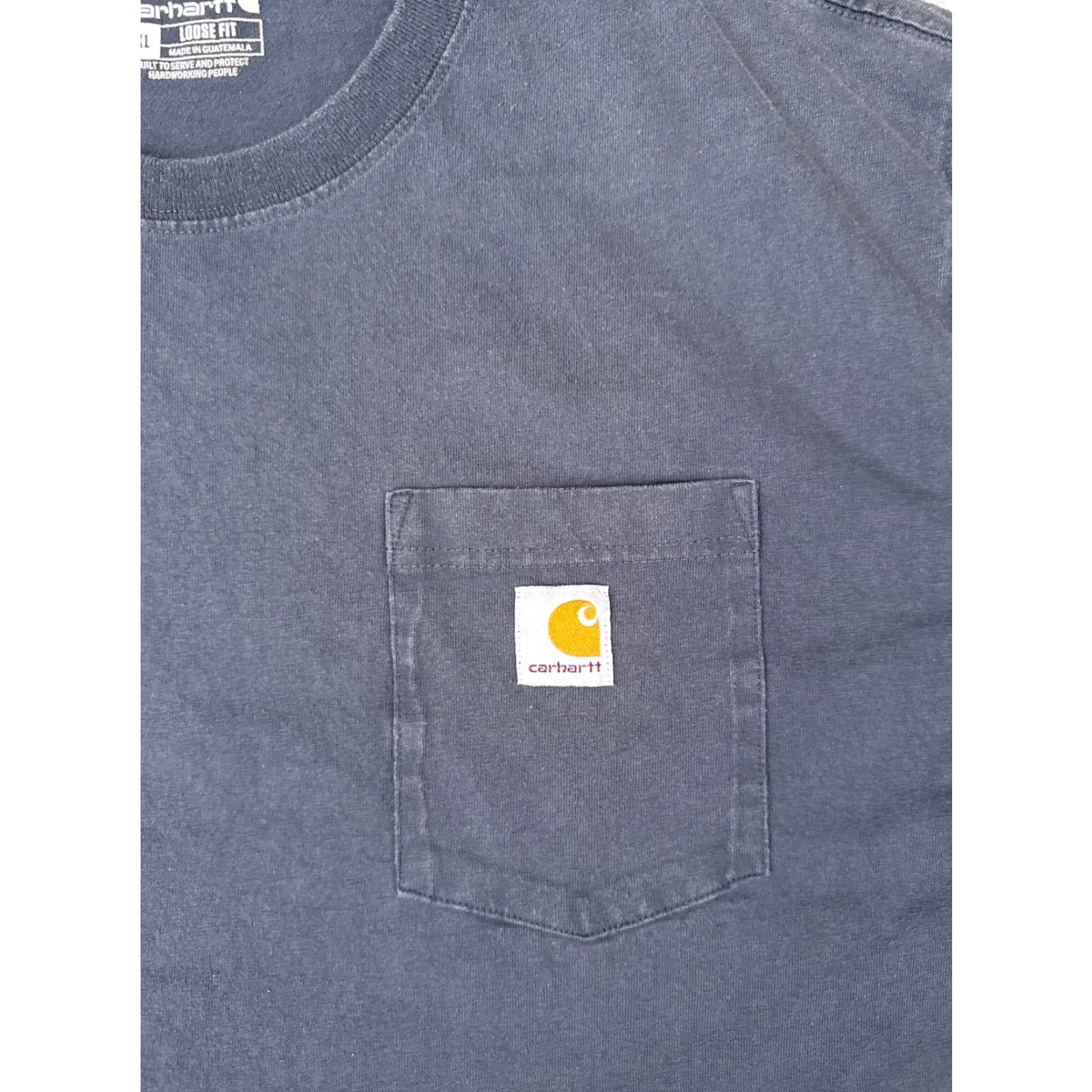 Carhartt Carhartt Shirt Mens 2XL XXL Blue Short Sleeve Crew Pocket Cotton K87 Workwear Size US XXL / EU 58 / 5 - 6 Thumbnail