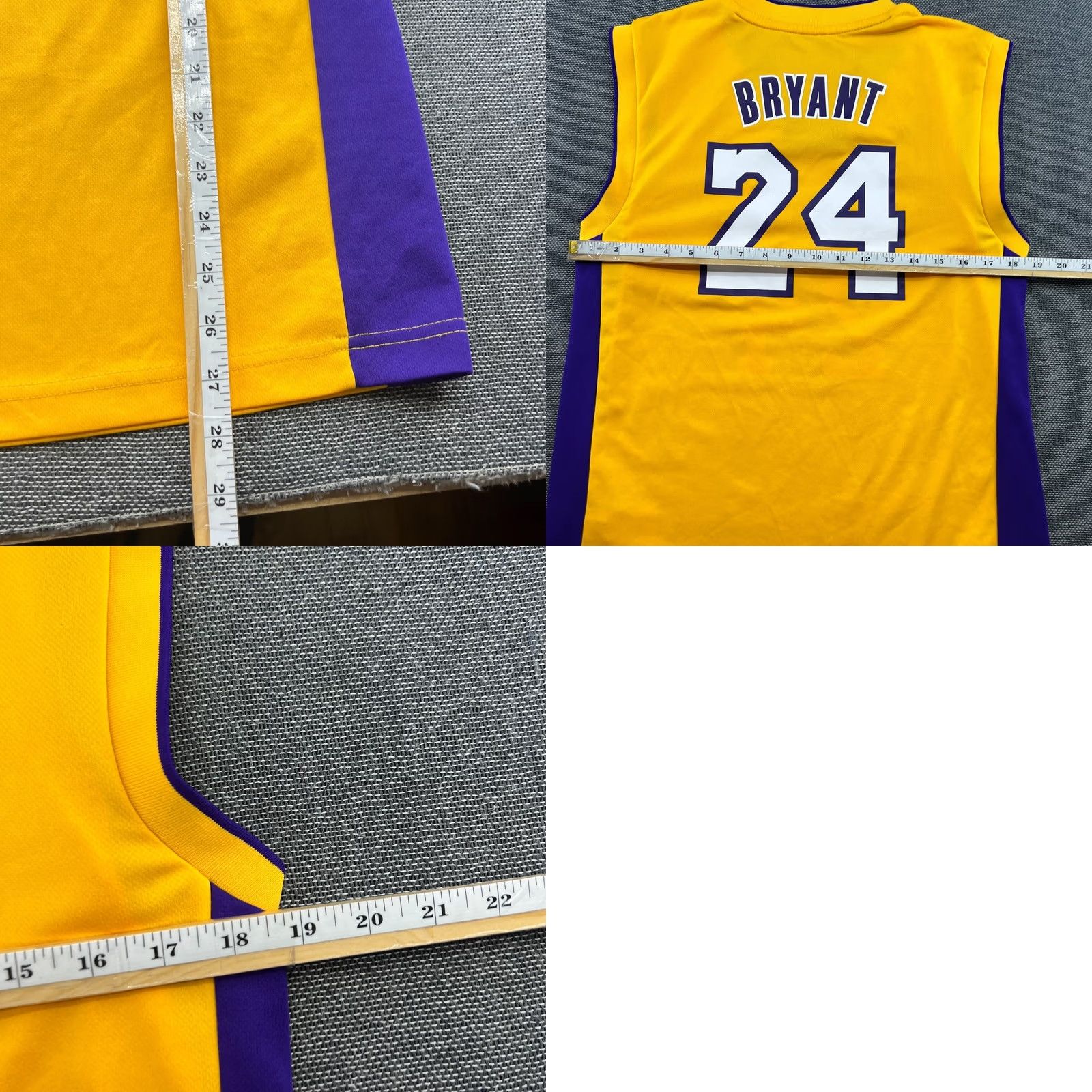 Adidas LA Lakers Kobe Bryant 2013 Basketball Jersey Adidas Mens Small Sleveless Tank Yellow Size US S / EU 44-46 / 1 - 9 Thumbnail