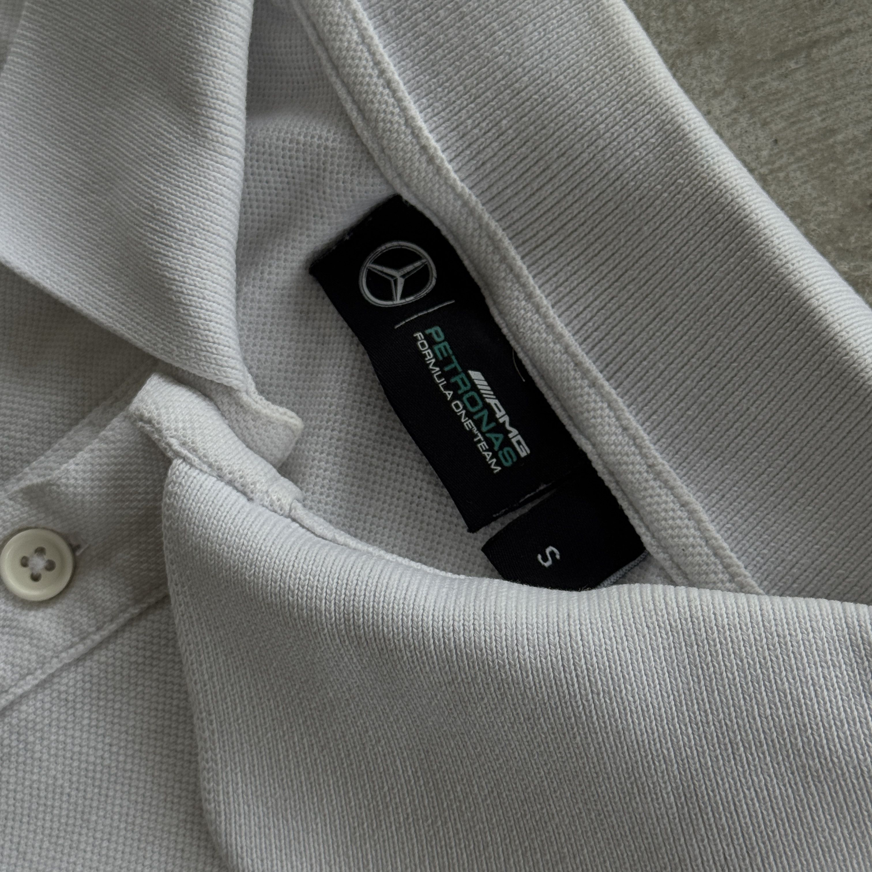 Mercedes-Benz Mercedes AMG Petronas F1 Team Polo Shirt Hugo Boss White S Size US S / EU 44-46 / 1 - 5 Thumbnail