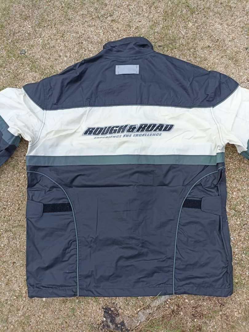 Japanese Brand ROUGH & ROAD Rain Jacket Size US XL / EU 56 / 4 - 4 Thumbnail