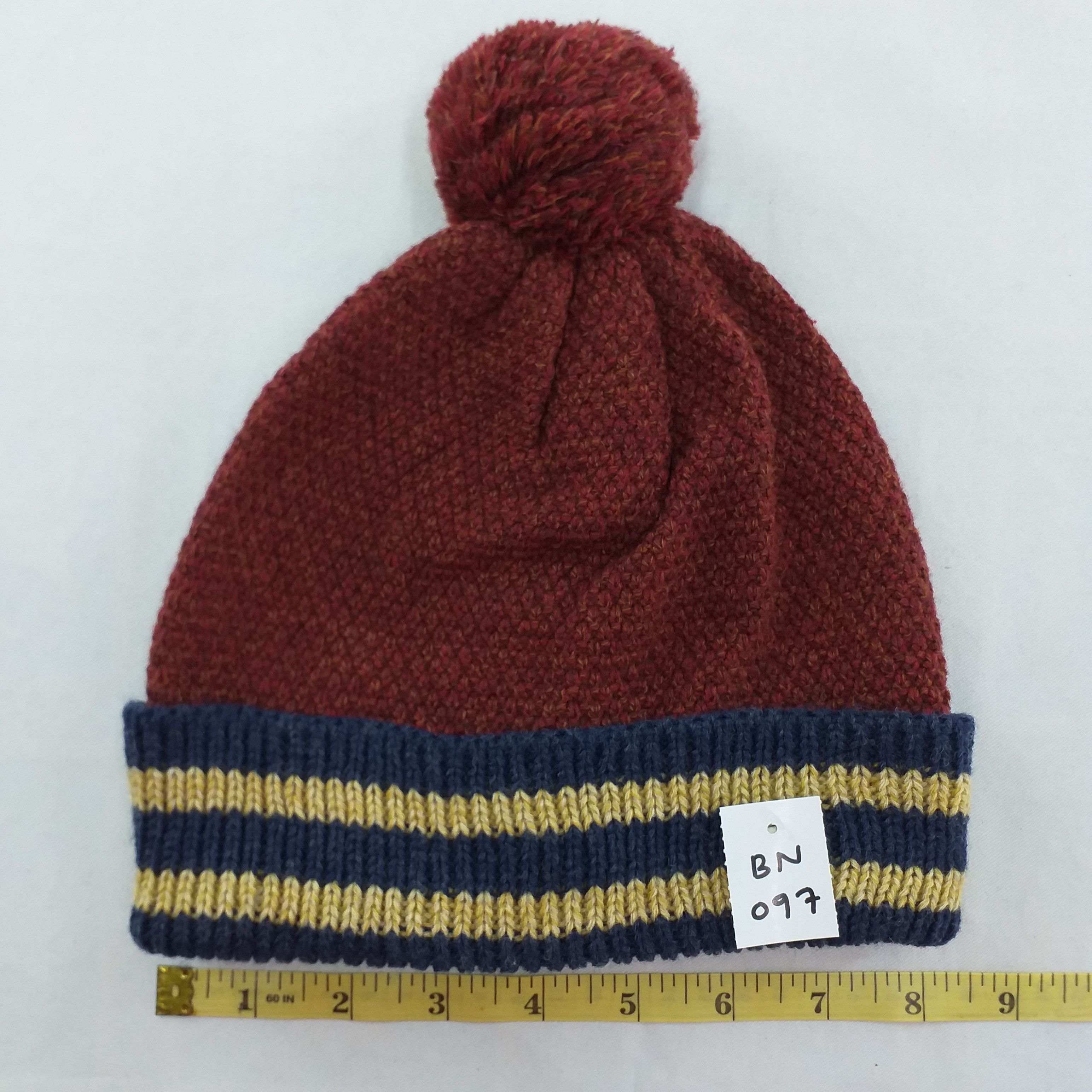 Japanese Brand Anonymous Ism Stripes Snow Cap Hat Beanie -BN097 Size ONE SIZE - 3 Thumbnail
