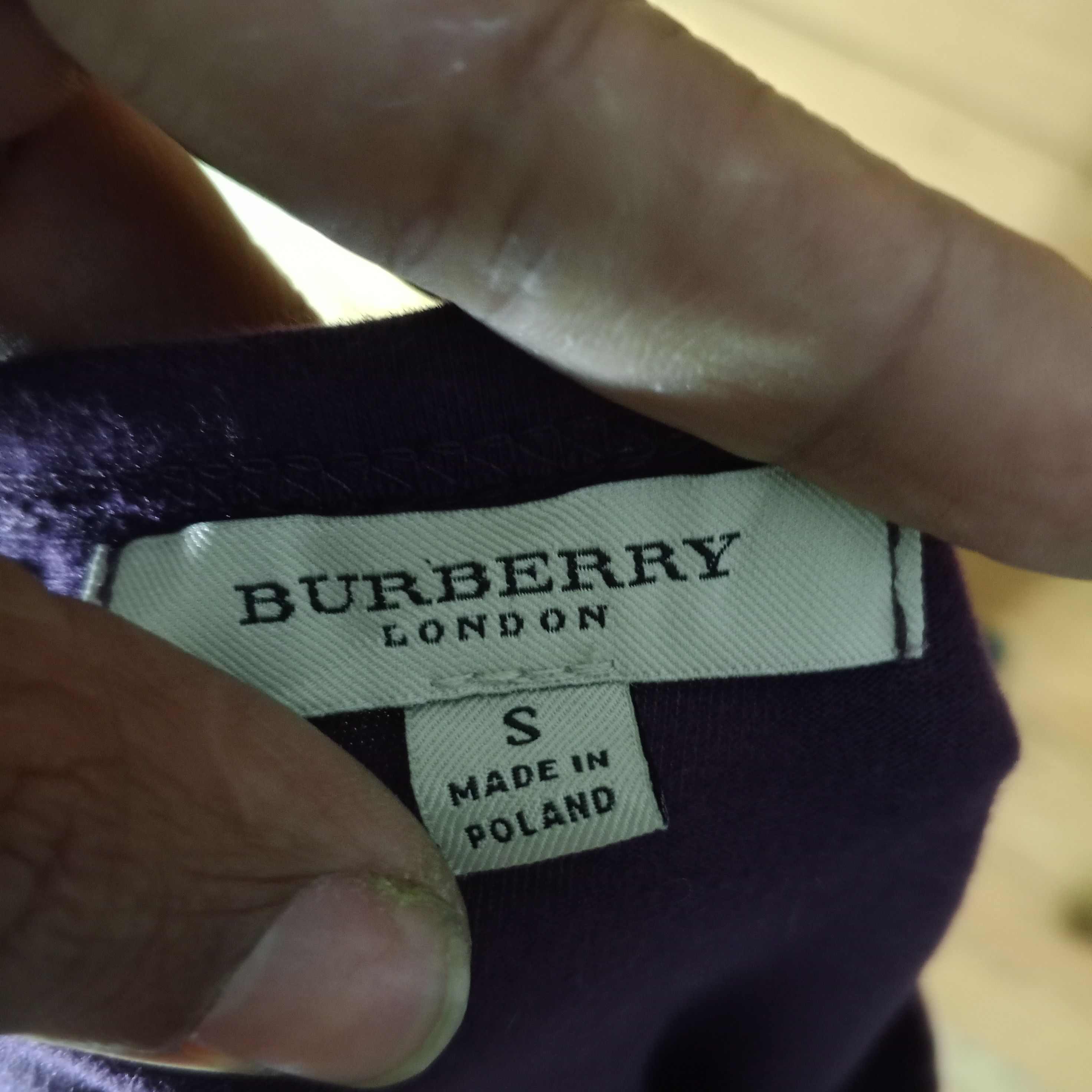 Burberry × Burberry Prorsum × Vintage Burberry London Purple With Nova Check Size S / US 4 / IT 40 - 6 Thumbnail