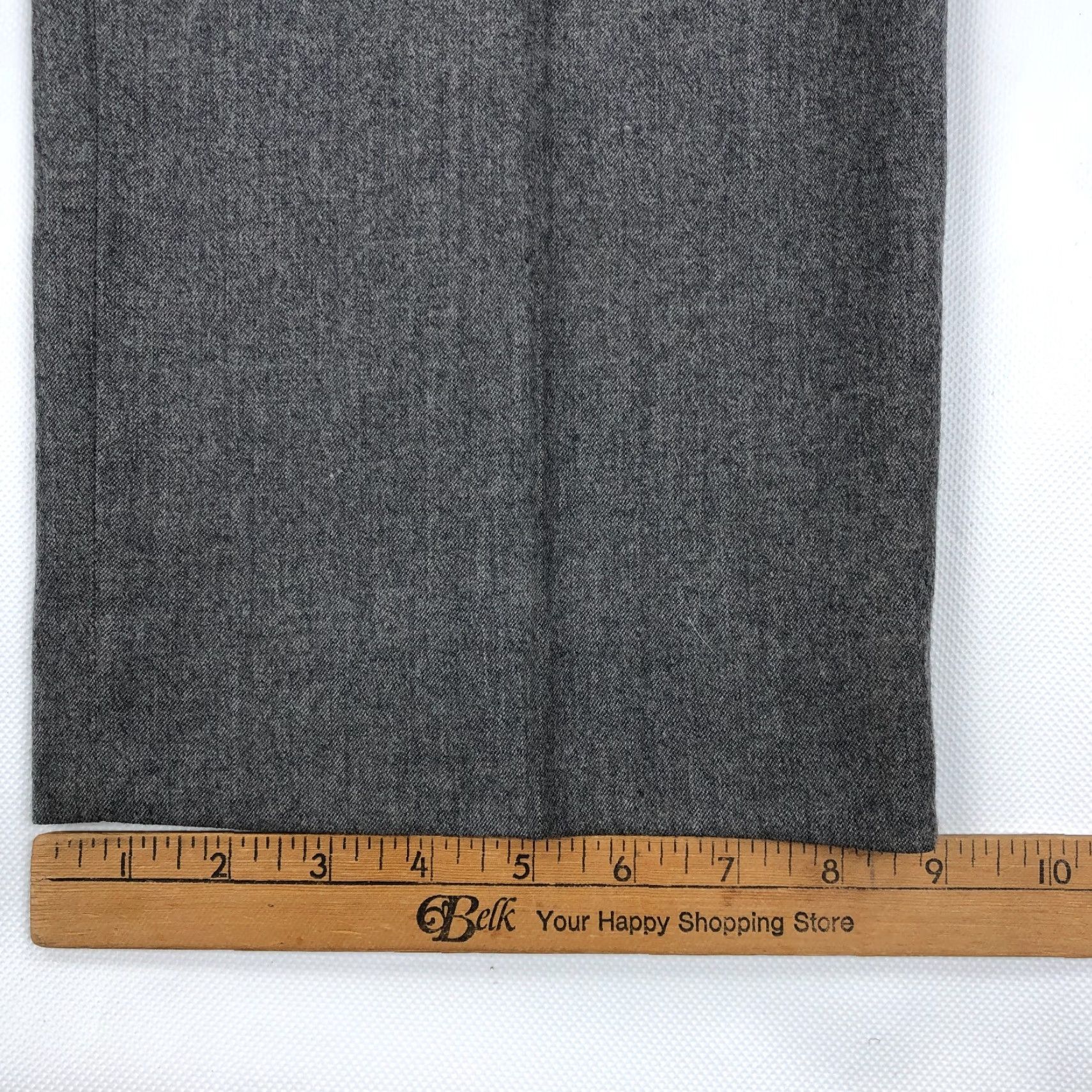 Banana Republic Banana Republic Pants 36x32 Gray Flannel Wool Trousers Tailored Slim Fit University Ivy League Dress Pants Mens Regular Slim Front Flat Front Size US 36 / EU 52 - 3 Thumbnail