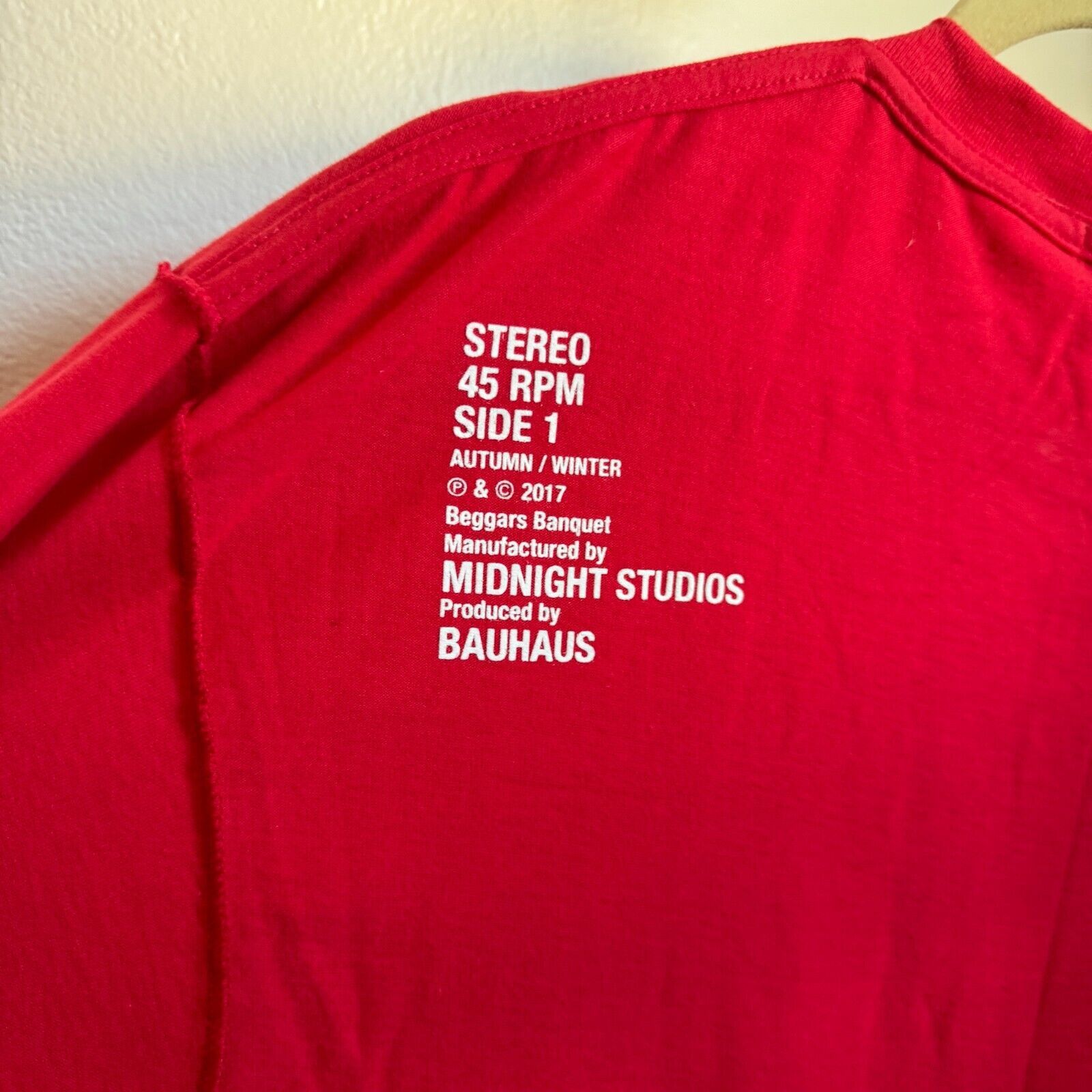 Midnight Studios Midnight Studios Bauhaus Passion of Lovers Large T-Shirt Red Size US L / EU 52-54 / 3 - 8 Thumbnail