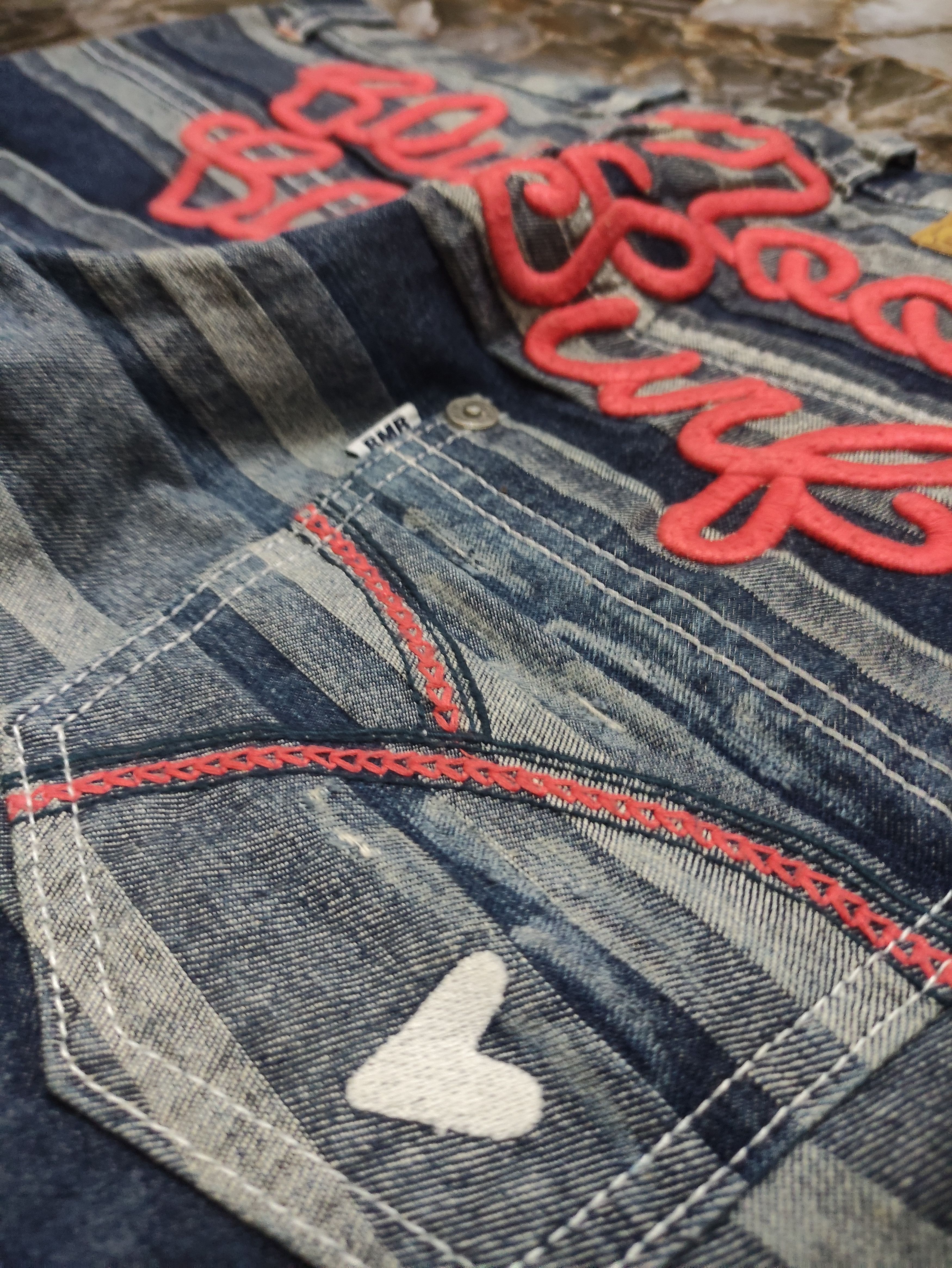 Japanese Brand Blue moon blue Hagi pants Size 31" - 7 Thumbnail