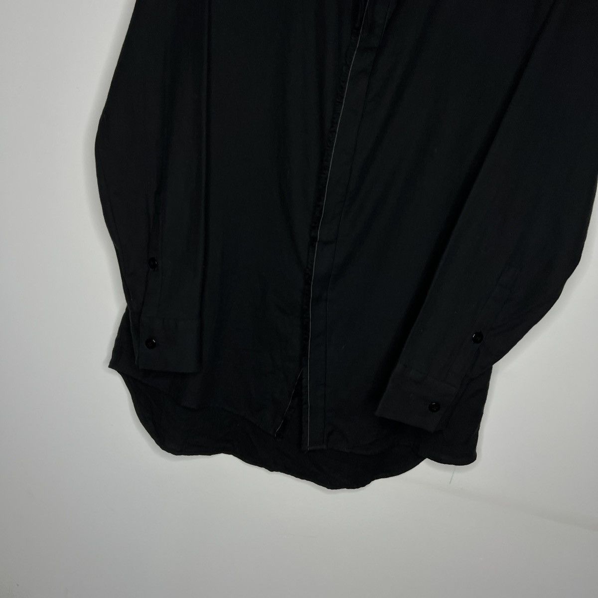 Cedric Jacquemyn Cedric Jacquemyn Hraun High Collar Longsleeve Shirt Black Size US M / EU 48-50 / 2 - 9 Thumbnail