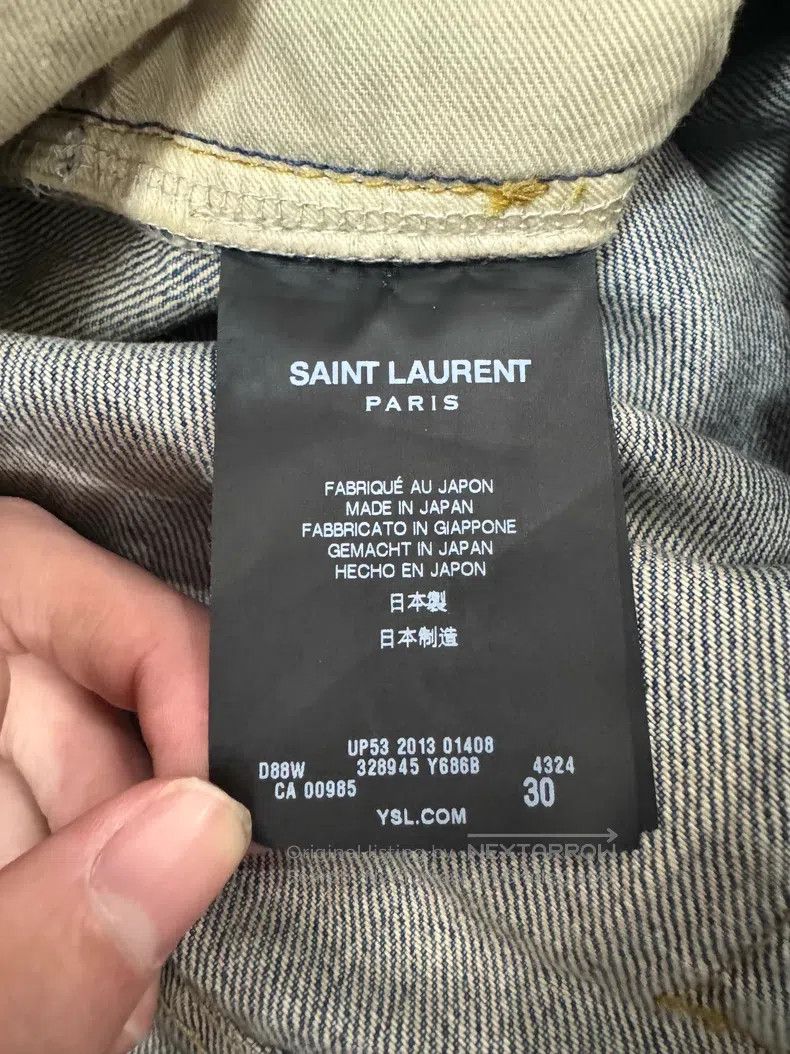 Saint Laurent Paris Saint Laurent Paris Jeans Size US 30 / EU 46 - 6 Thumbnail