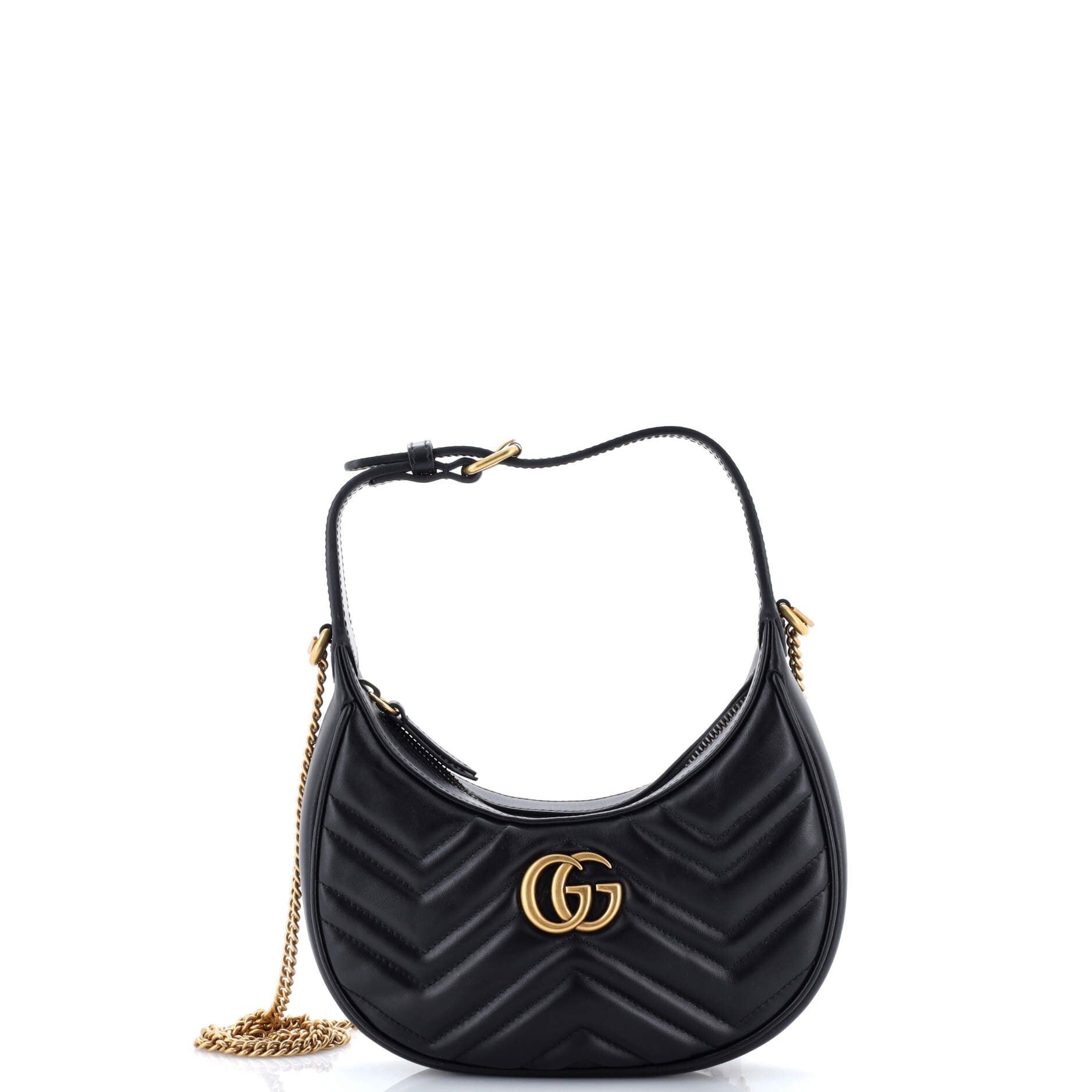 GG Marmont Half Moon Hobo