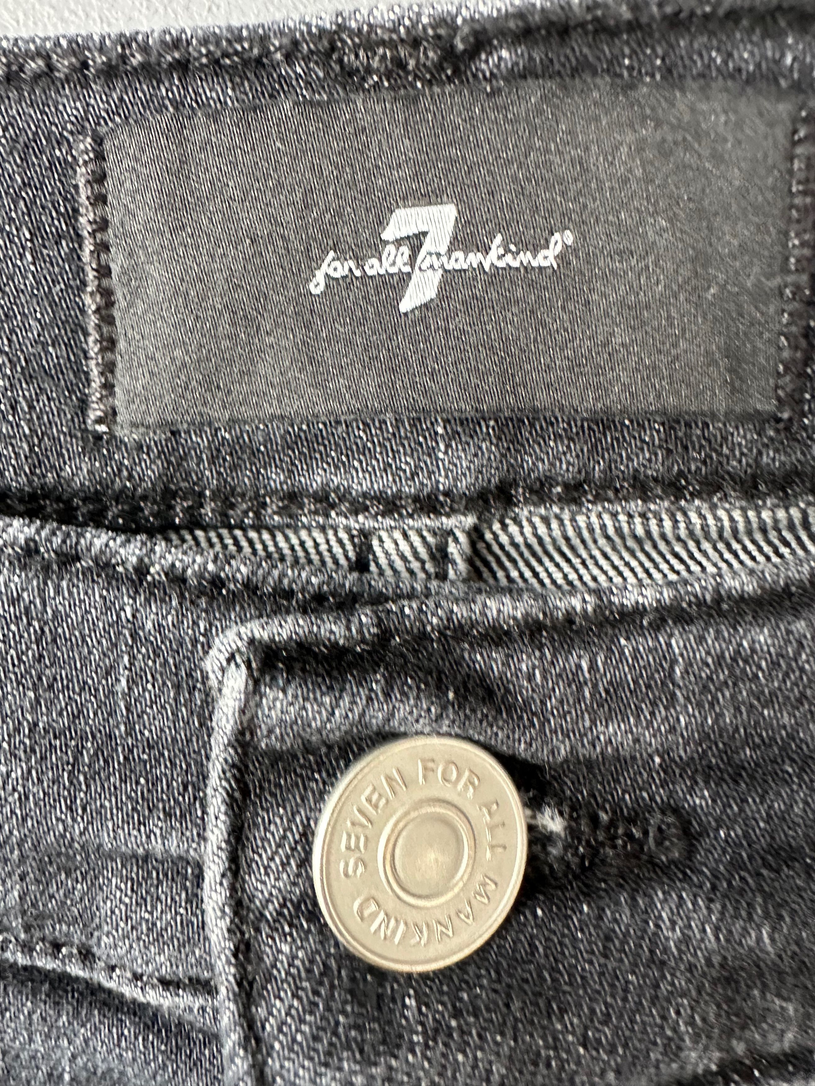 7 For All Mankind 7 For All Mankind Relaxed Skinny Blacky Jeans Trousers Size 27" / US 4 / IT 40 - 5 Thumbnail