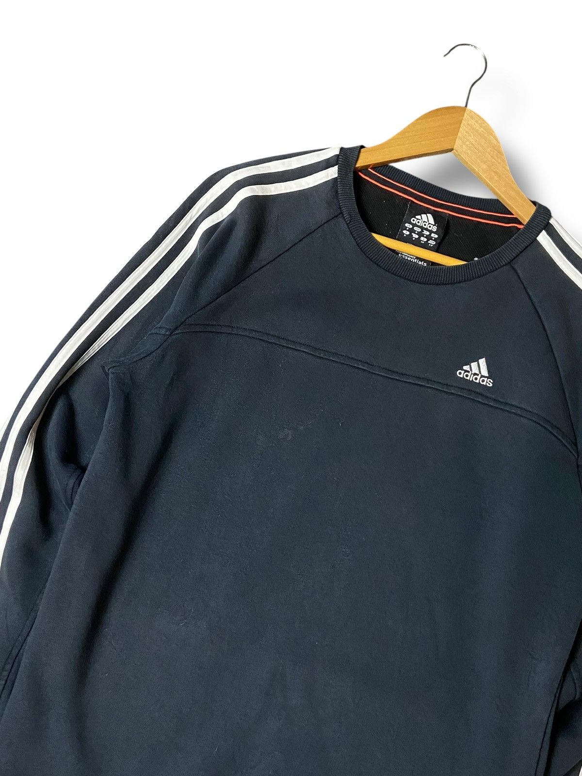 Adidas × Japanese Brand × Vintage ADIDAS Essentials Crewneck Sweatshirt (130) Size US S / EU 44-46 / 1 - 4 Thumbnail