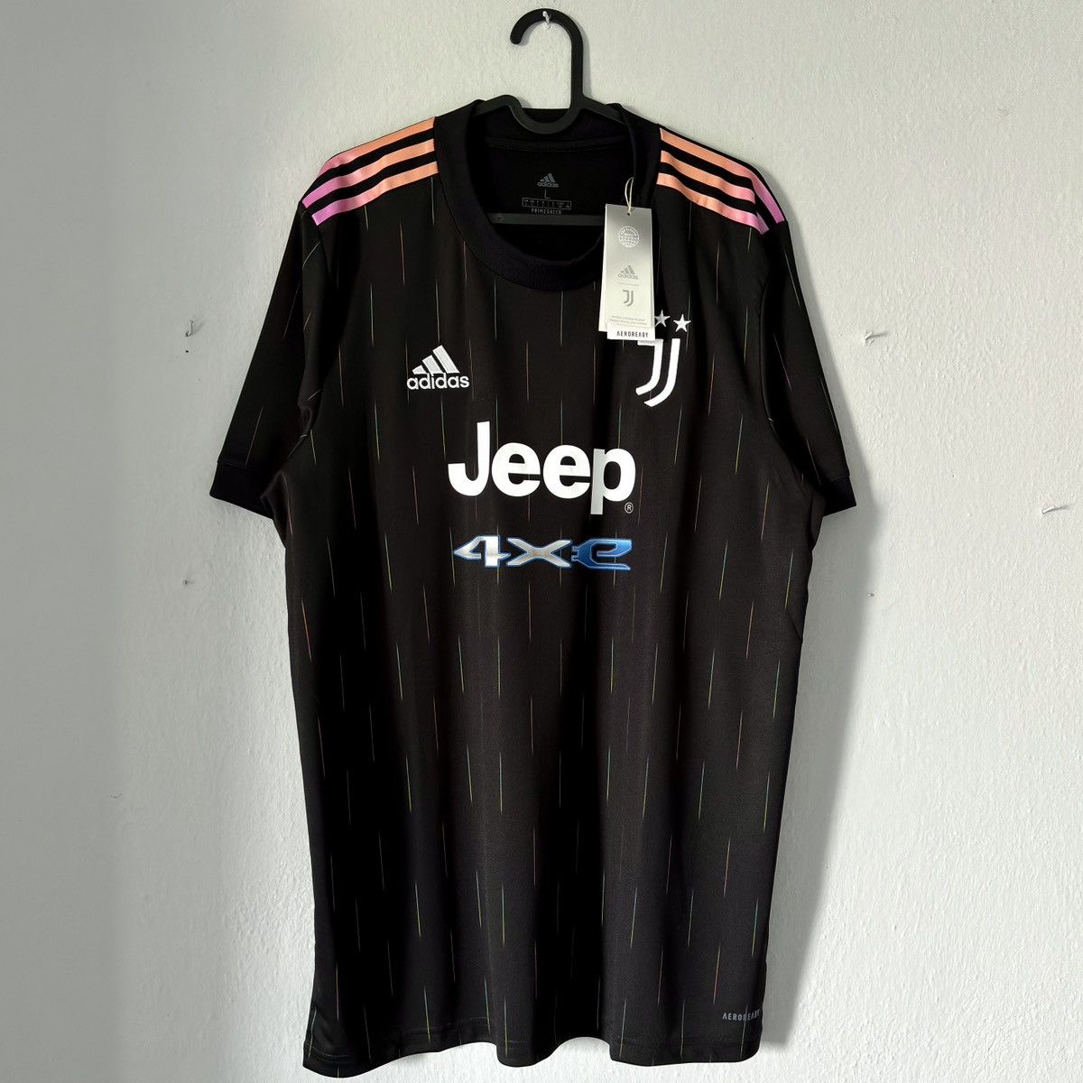 Adidas 2021 2022 NEW Ronaldo Juventus Adidas Away Kit Soccer Jersey Size US L / EU 52-54 / 3 - 3 Thumbnail
