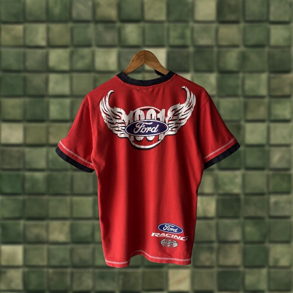 Ford VINTAGE Ford Racing T-Shirt Men's M Red Logo 90s Car Racing Mes Mens Size US M / EU 48-50 / 2 - 1 Thumbnail