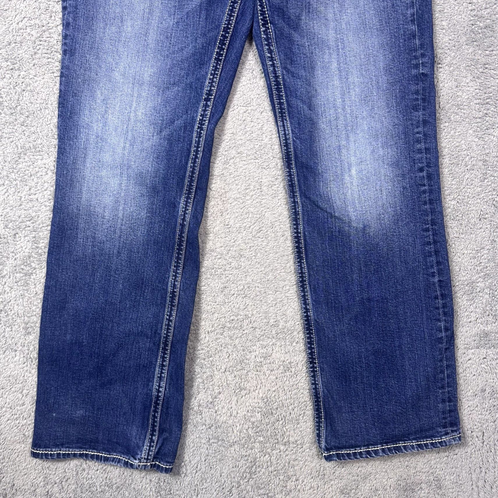 Vintage BKE Tyler Jeans Men 32x32 Cotton Bootcut Whisker Vintage Utility Stretch Cowboy Jeans Size US 32 / EU 48 - 2 Thumbnail