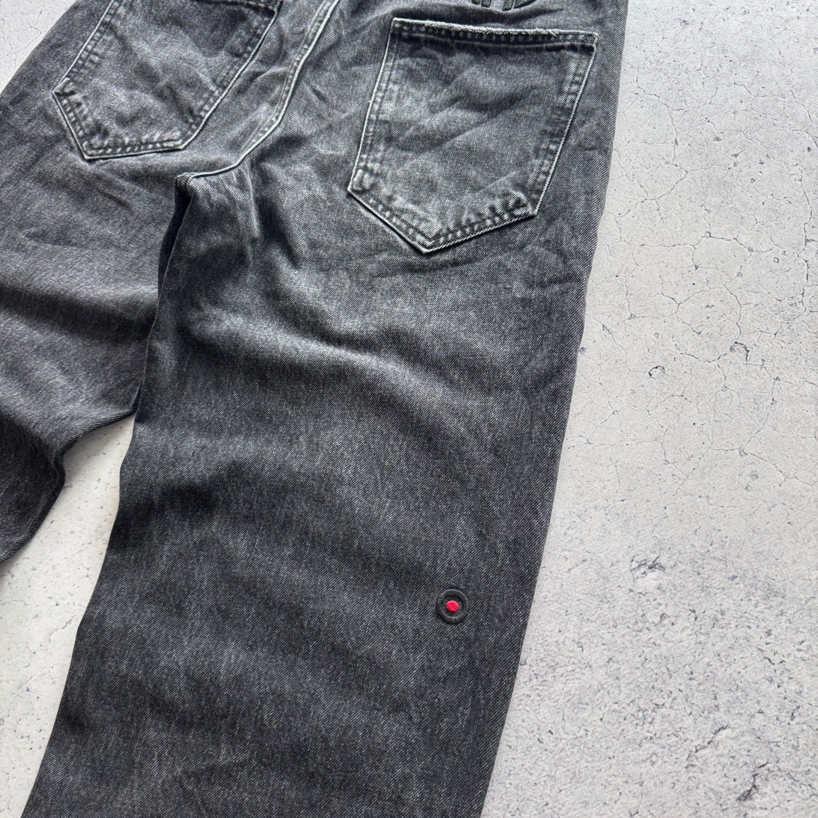 Rhude Rhude Zara X Rhuigi Denim Baggy Jeans Black Y2K Size US 30 / EU 46 - 11 Thumbnail