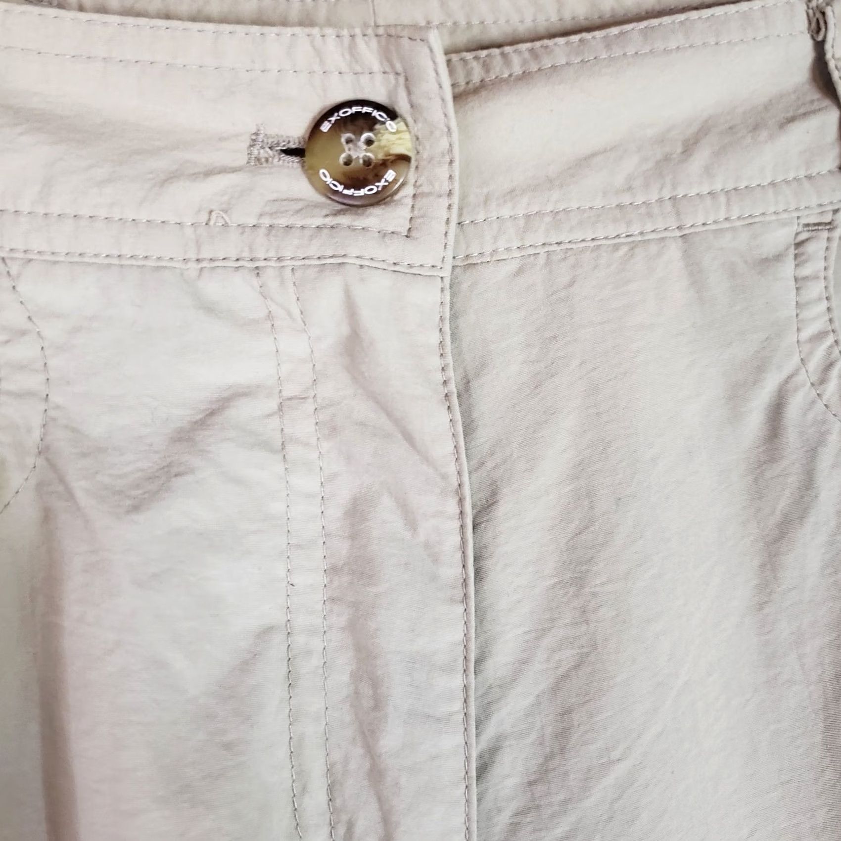 ExOfficio VINTAGE ExOfficio Khaki Beige Nylon INSECT SHIELD Convertible Pants Women Size 6 X 29" Size 28" / US 6 / IT 42 - 7 Thumbnail