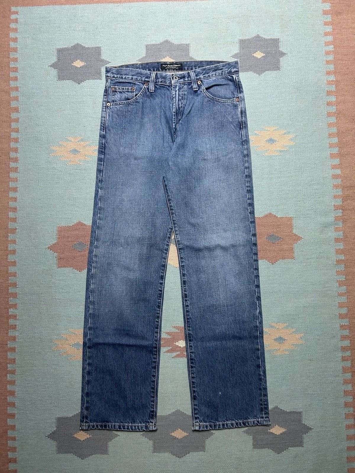 Vintage Vtg Ralph Lauren jeans Hayden relaxed straight blue 32x32 Size US 32 / EU 48 - 1 Thumbnail