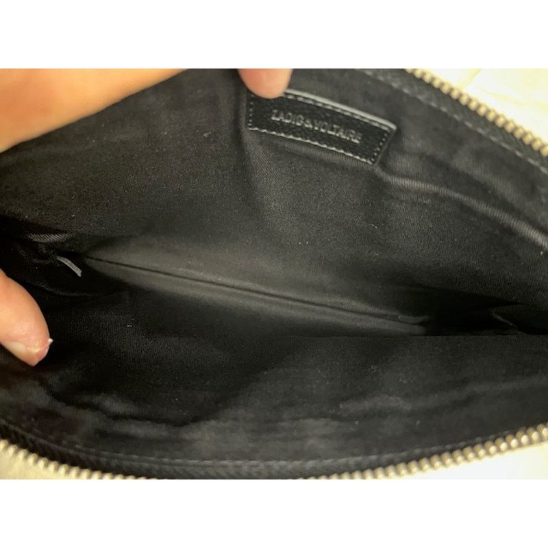 Zadig & Voltaire Zadig & Voltaire Black Leather Wristlet/Clutch - NWT Size ONE SIZE - 6 Thumbnail
