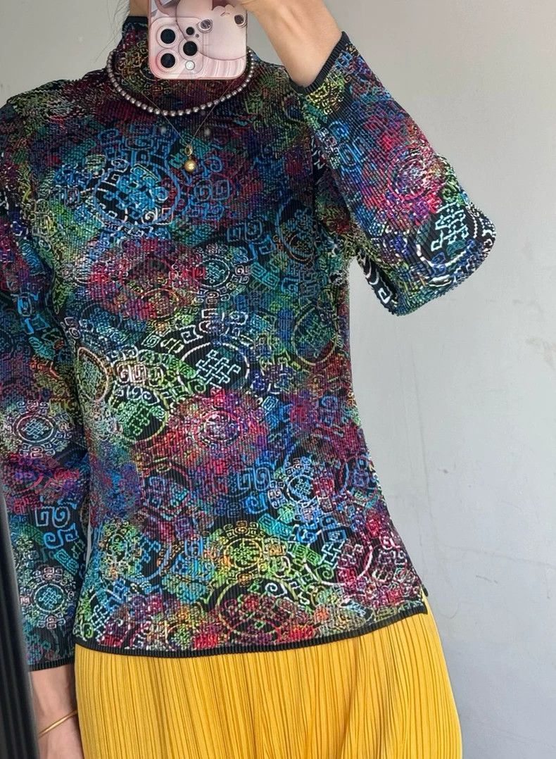 Issey Miyake Issey Miyake Long-sleeved shirts with Chinese style elemen Size L / US 10 / IT 46 - 6 Thumbnail