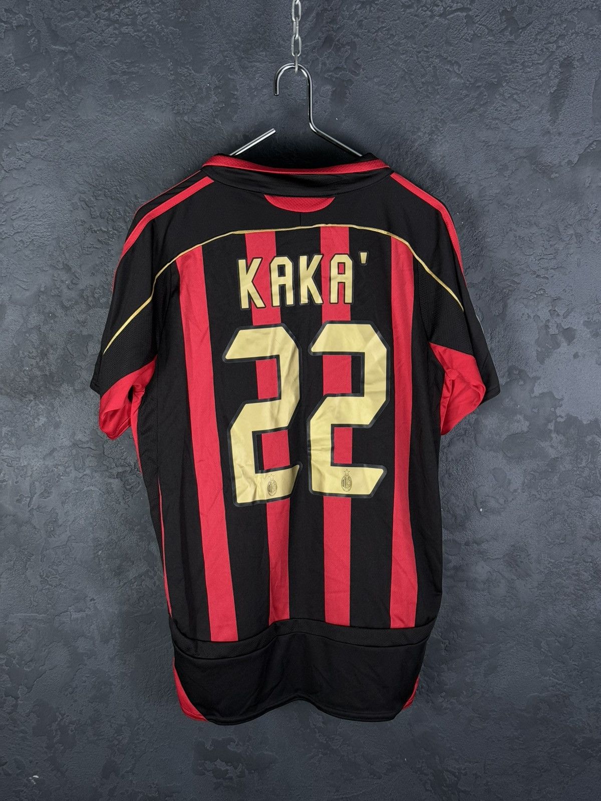 Adidas AC Milan Classic Football Shirt Jersey 2006-07 Home KAKA 22 Size US M / EU 48-50 / 2 - 13 Thumbnail