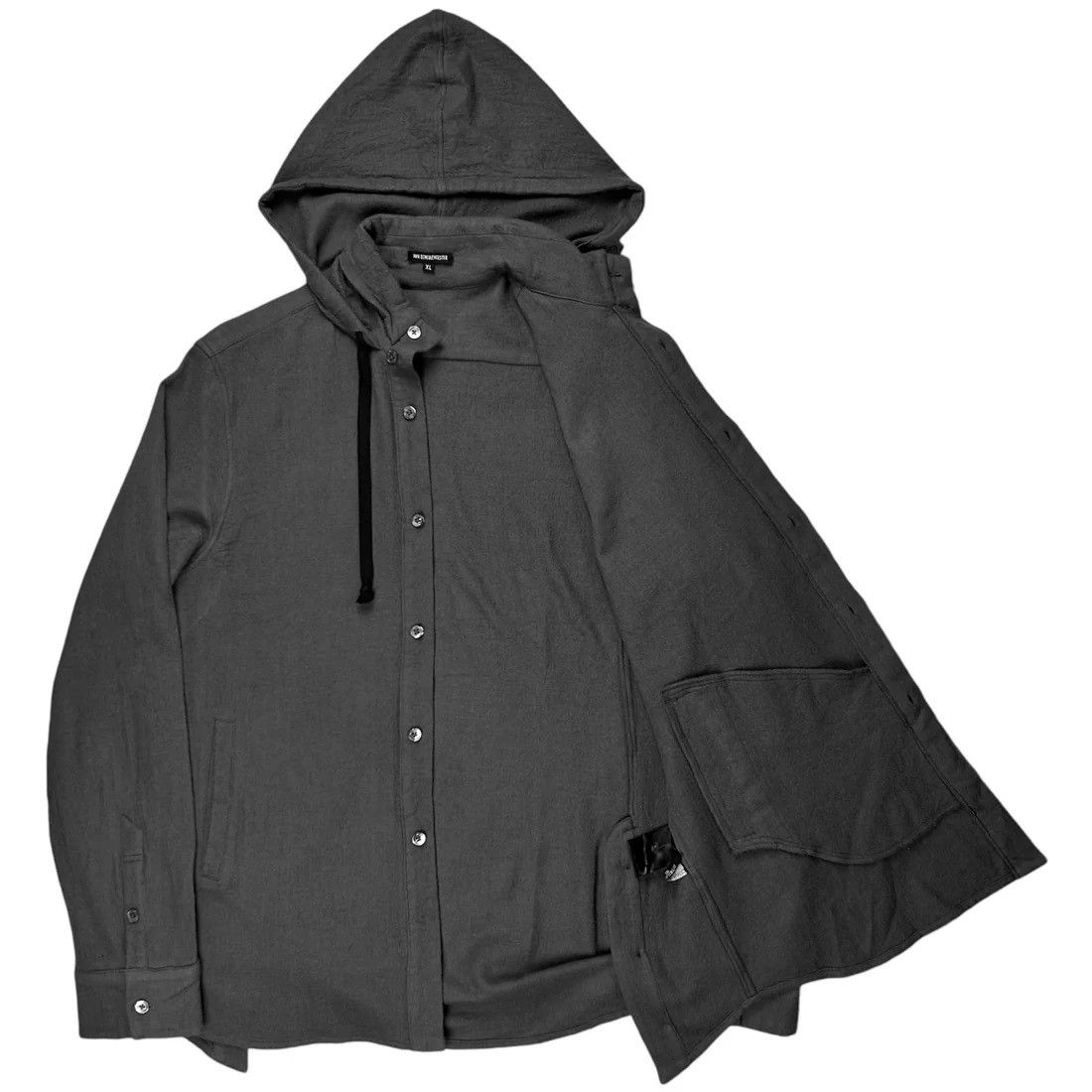 Ann Demeulemeester Ann Demeulemeester Hooded Wool Shirt | Grailed