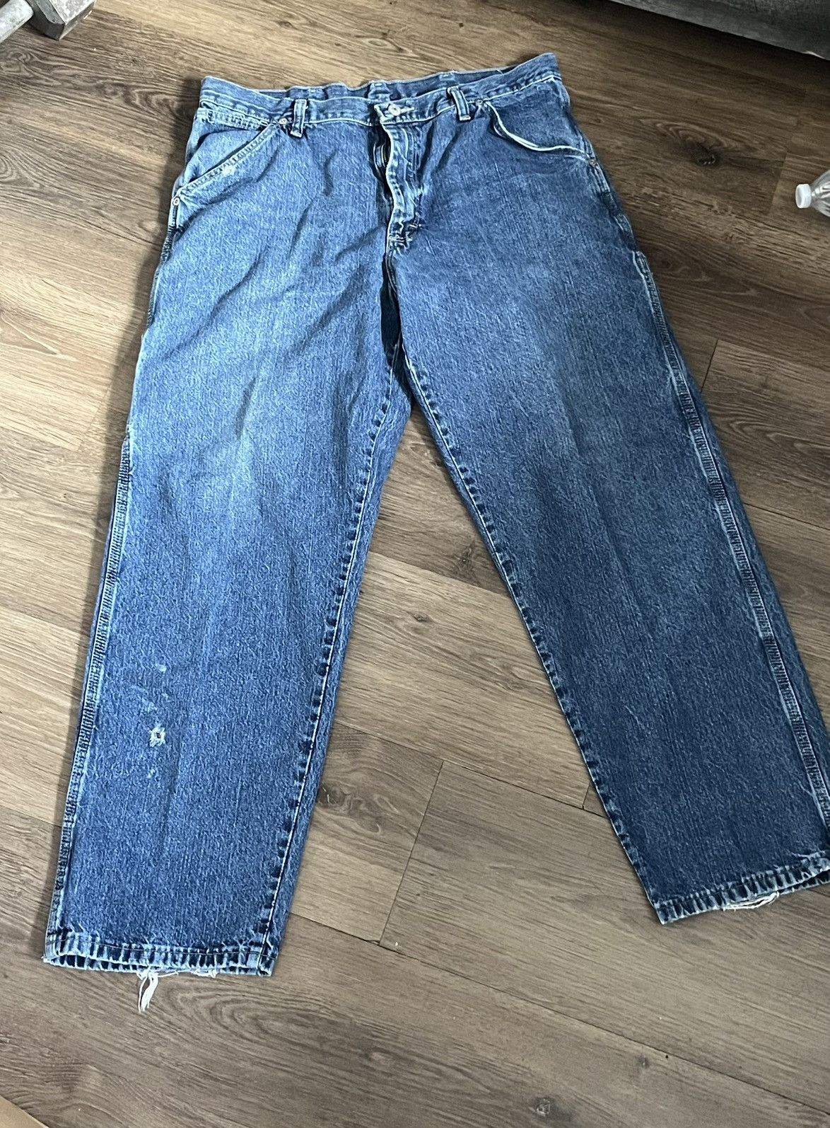 Wrangler Wrangler Carpenter Jeans Blue Size US 34 / EU 50 - 2 Thumbnail