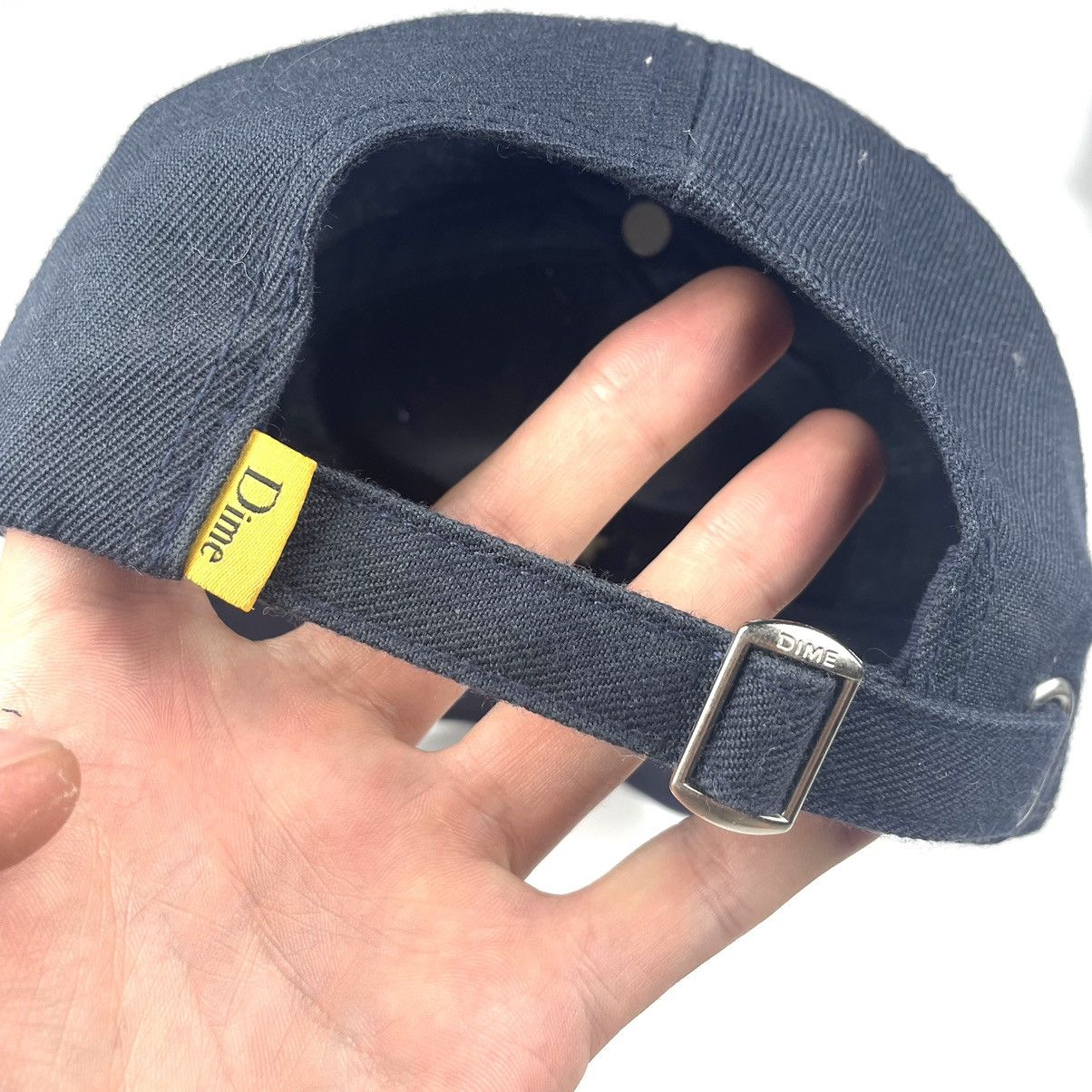 Dime Navy Blue Dime Skateboarding Cap Size ONE SIZE - 4 Thumbnail