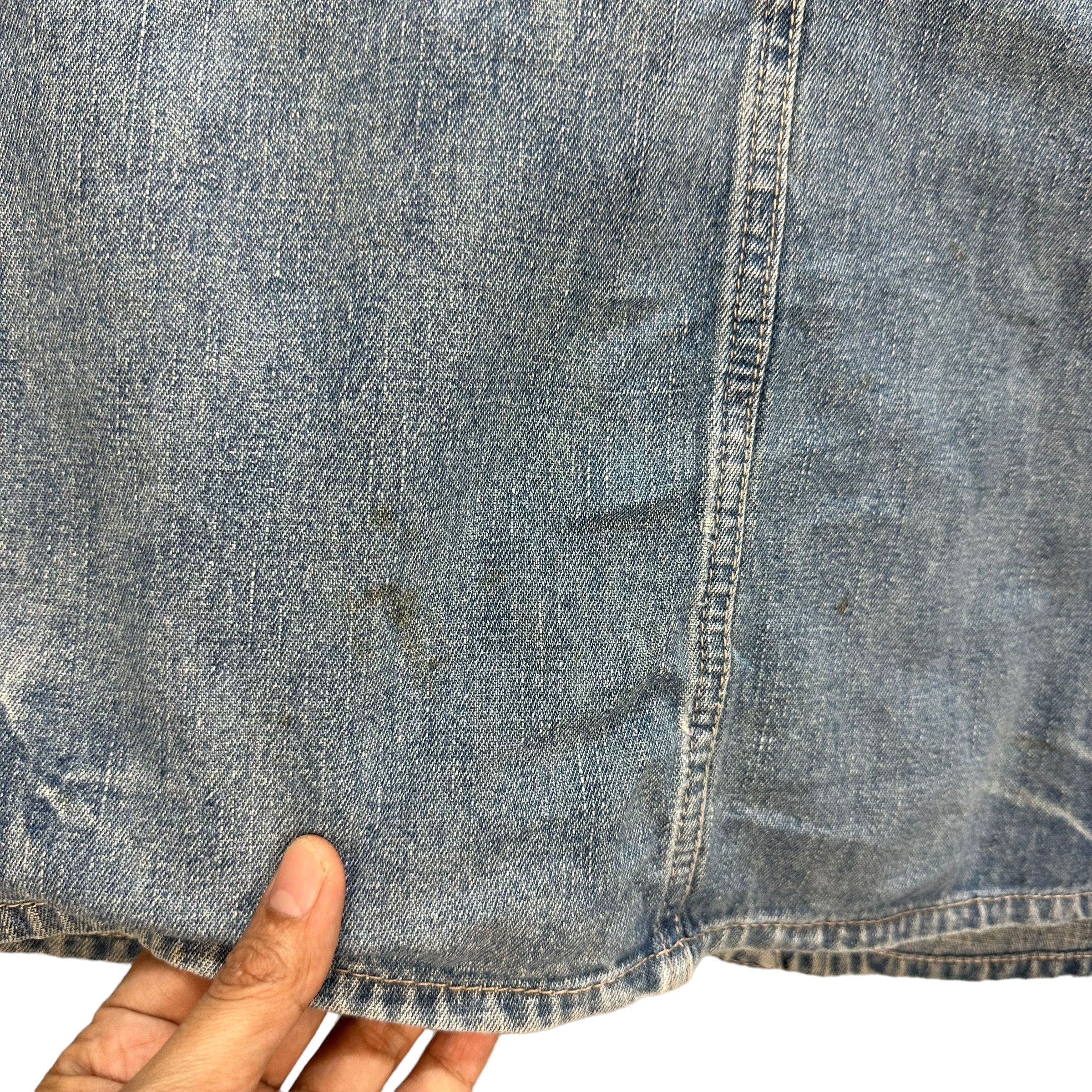 Japanese Brand US NAVAL WASHED DENIM CHORE JACKET #7985-195 Size US L / EU 52-54 / 3 - 15 Thumbnail