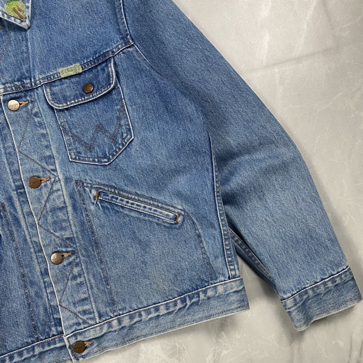 Wrangler Vintage Wrangler Japan African Soil Denim Jacket Size US S / EU 44-46 / 1 - 3 Thumbnail