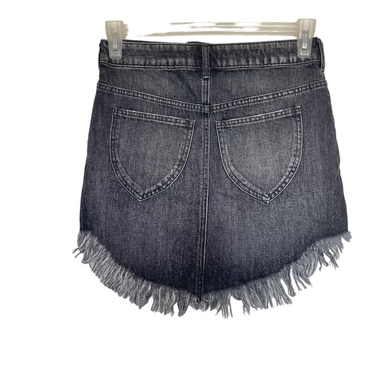 Free People Free People We the Free Maverick Mini Skirt Jeans Sz 25 Size 25" / US 0 / IT 36 - 2 Thumbnail