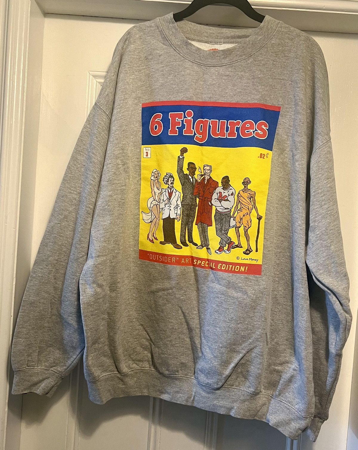 Other Authentic Love Money 6 Figures Outsider Art crewneck XXL Size US XXL / EU 58 / 5 - 1 Thumbnail
