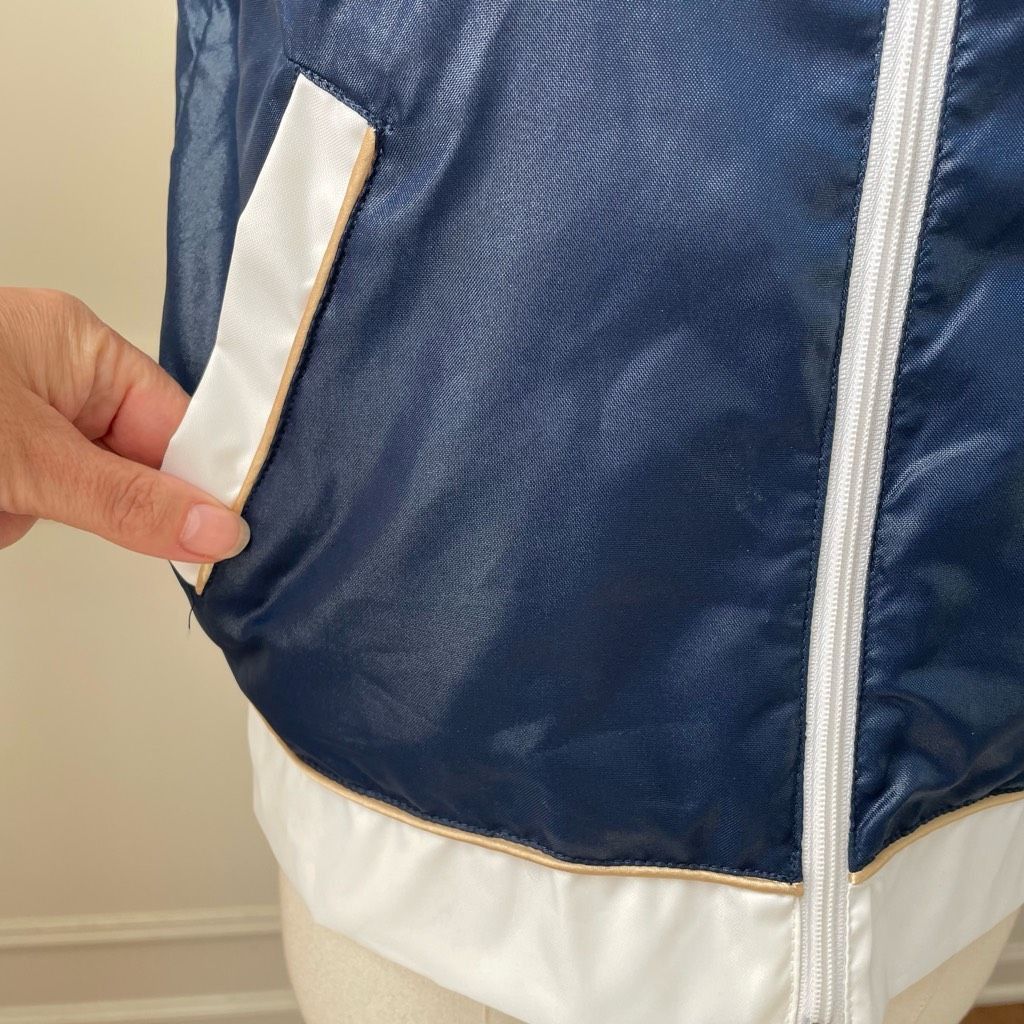 Reebok Vintage 90s Reebok Navy Blue Full Zip Vest Streetwear Unisex Size M / US 6-8 / IT 42-44 - 5 Thumbnail